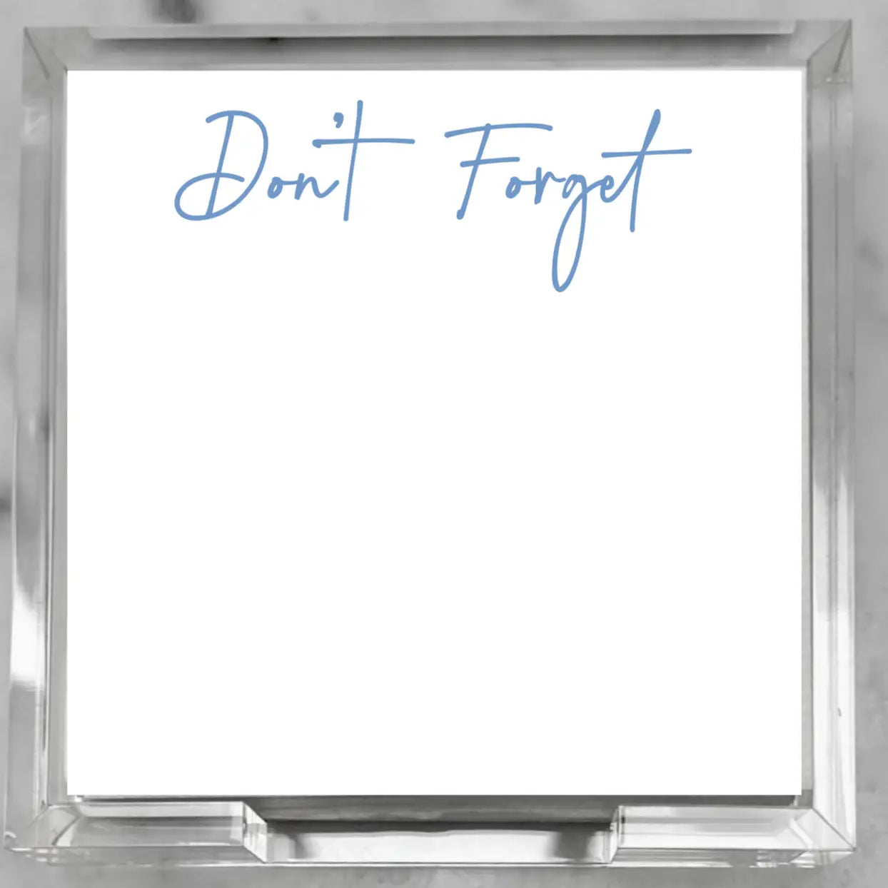 Acrylic Jotter Tray Don’t Forget