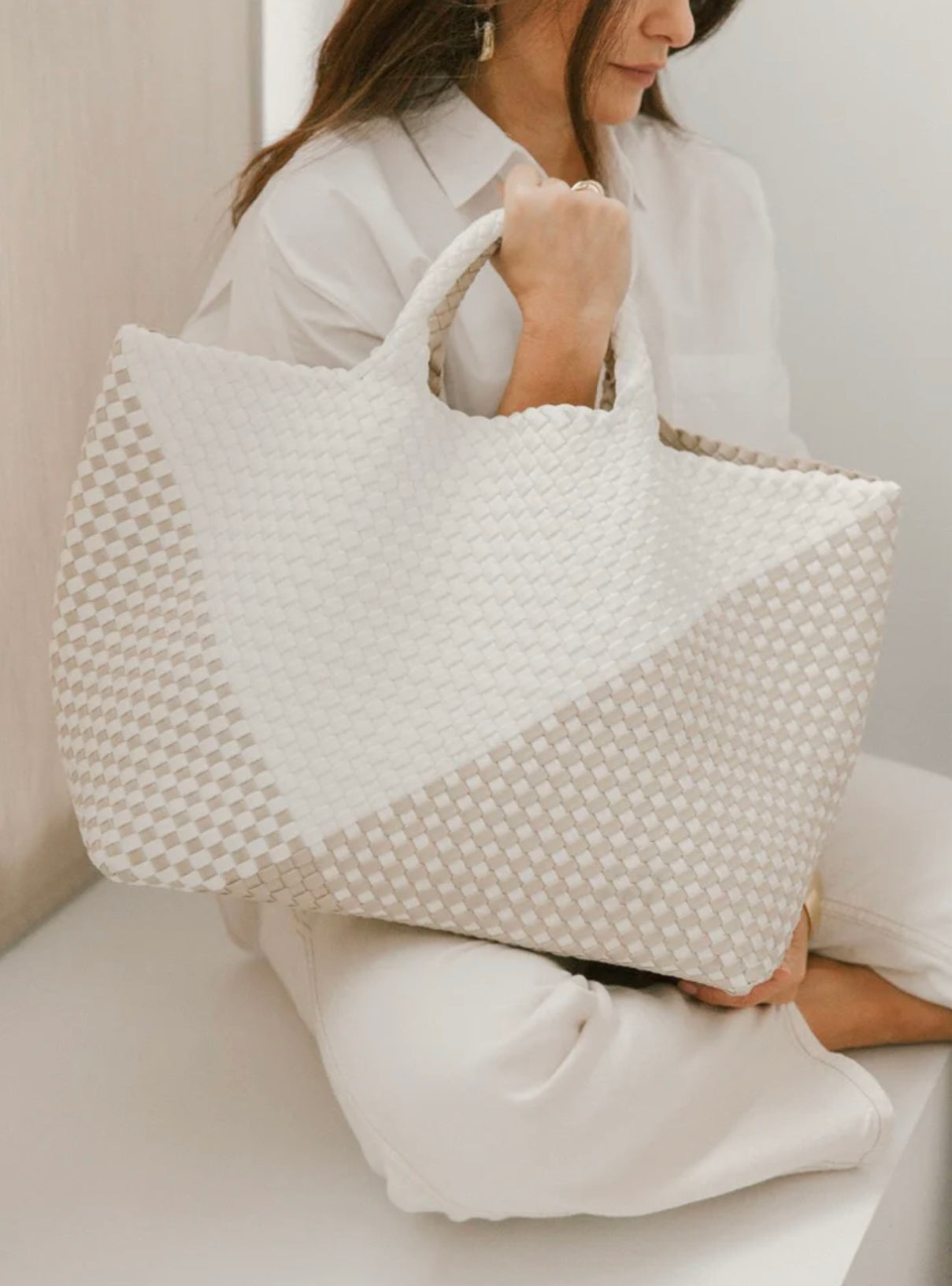 St Barths Tote - Graphic Weave