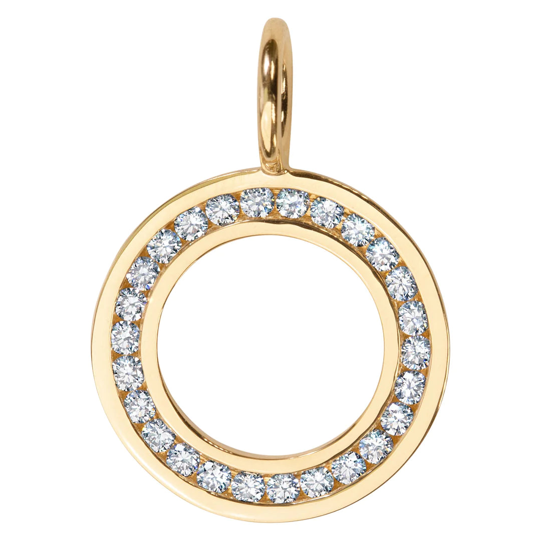 Mini Open Channel Set Round Charm