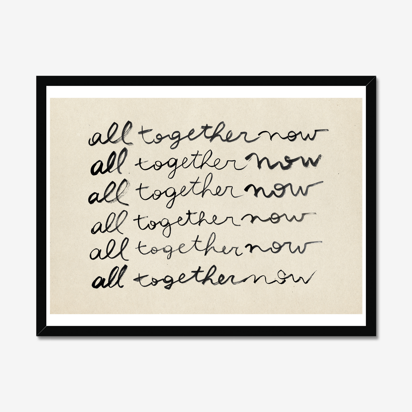 All Together Now Fine Art Print