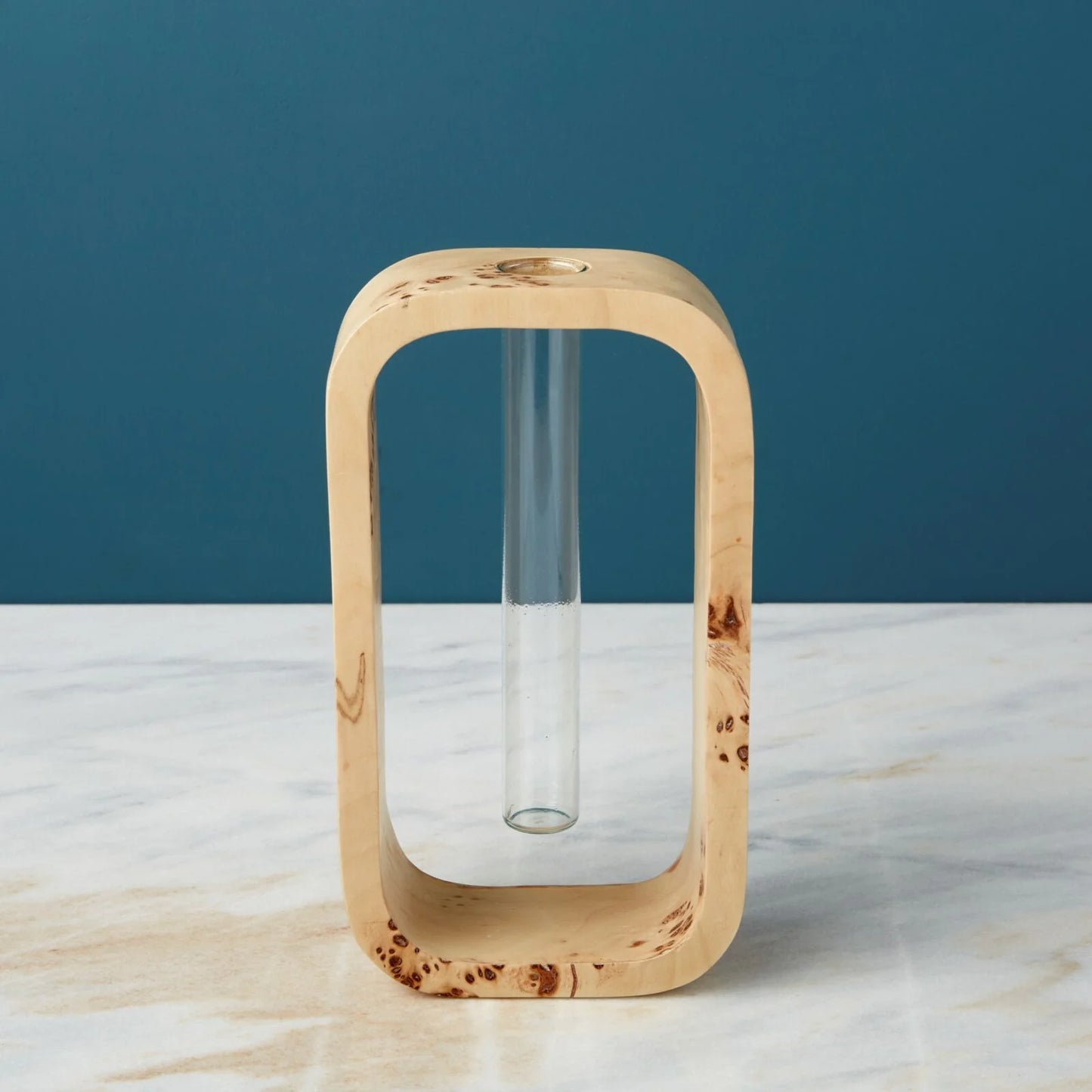 Uma Burl Wood Bud Vase