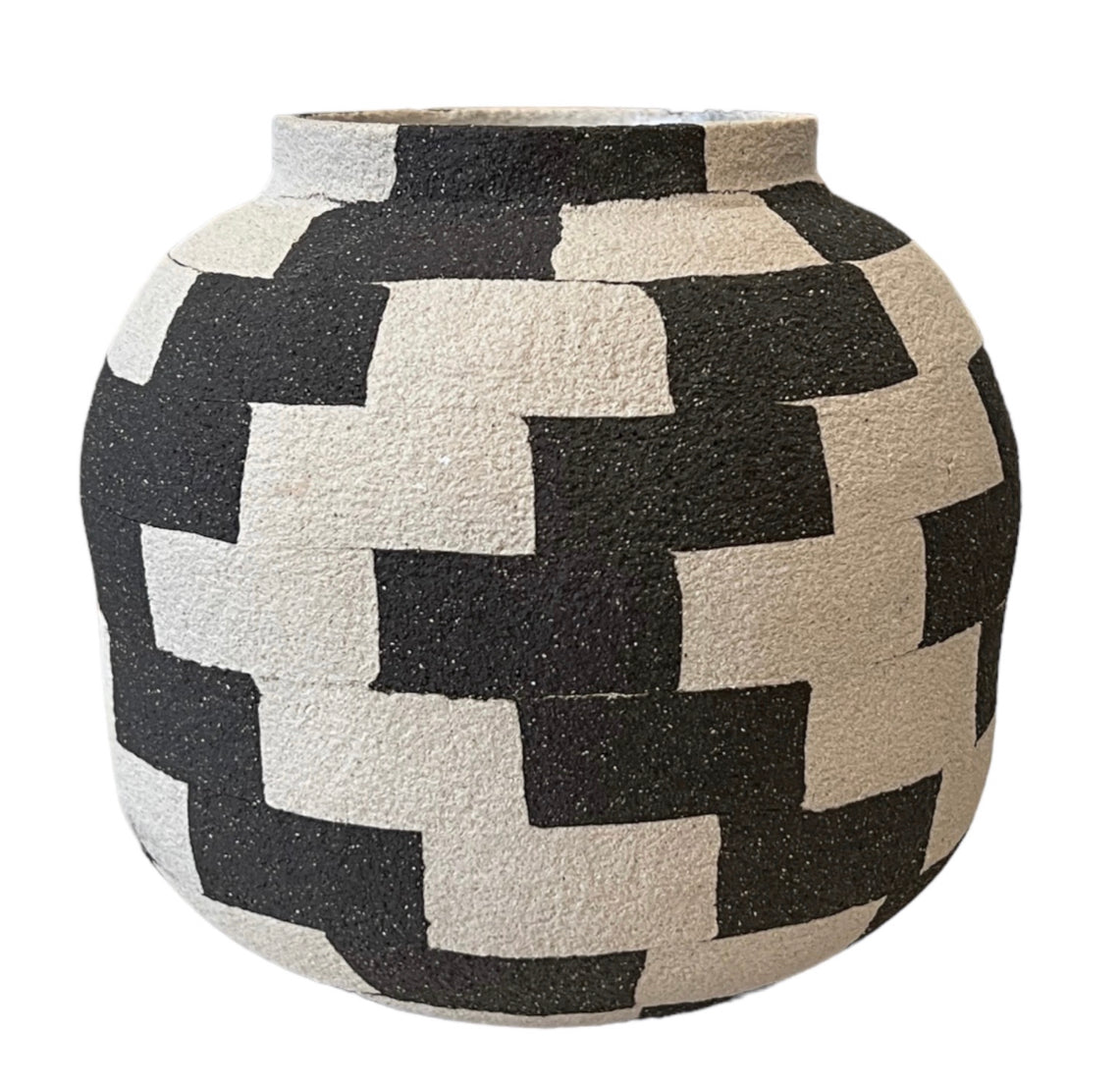 Striped Stoneware Vase B