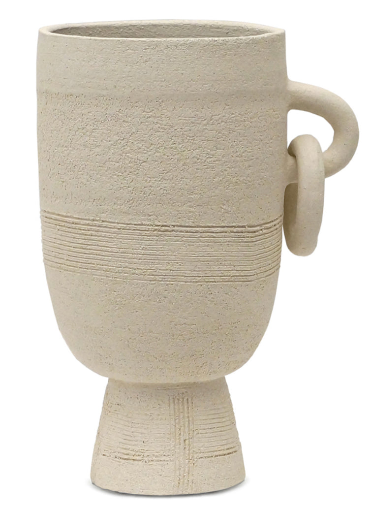 Incised Stoneware Vase