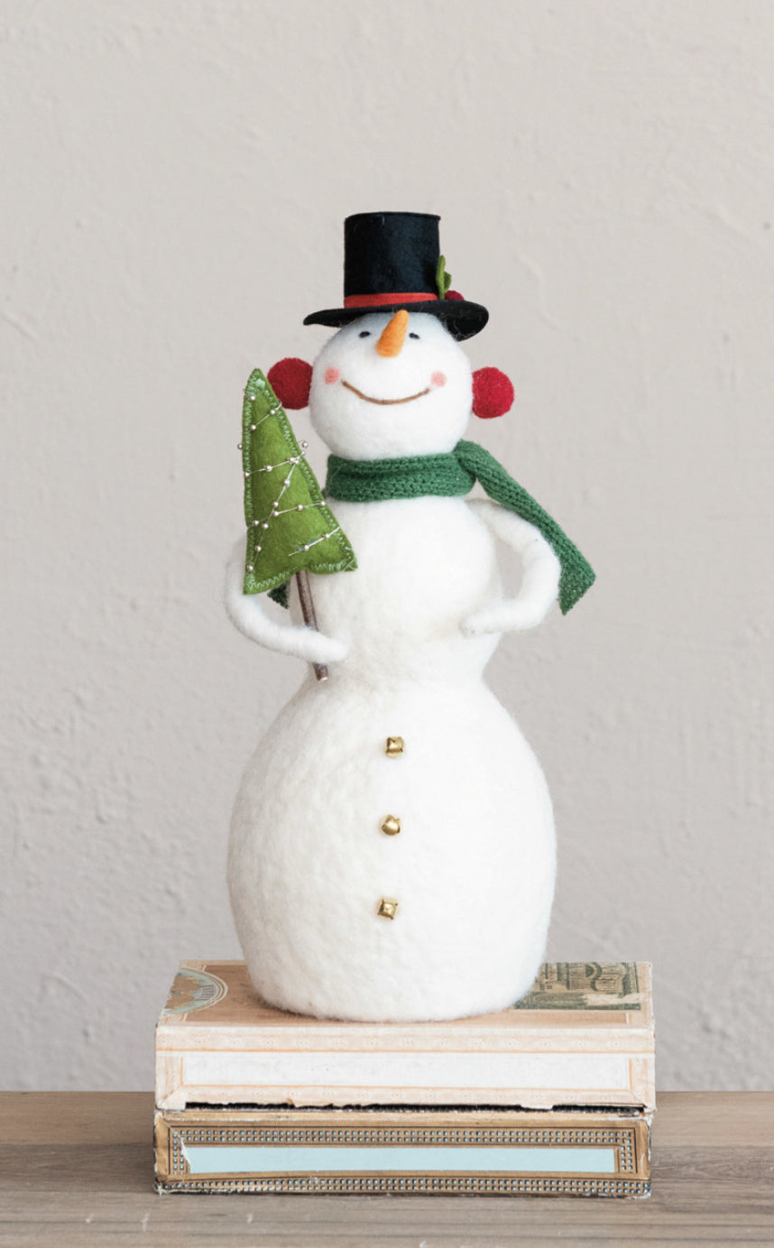 Wool Snowman