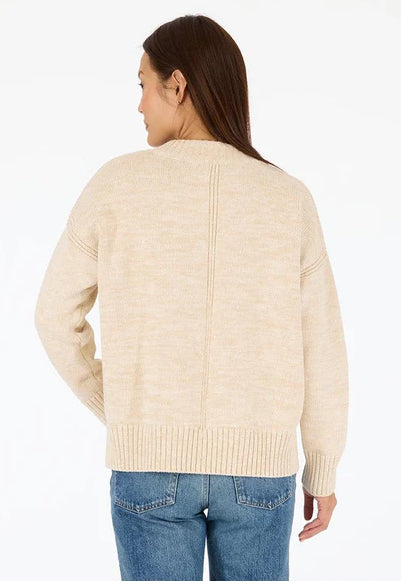Boyfriend Love Square Sweater Natural