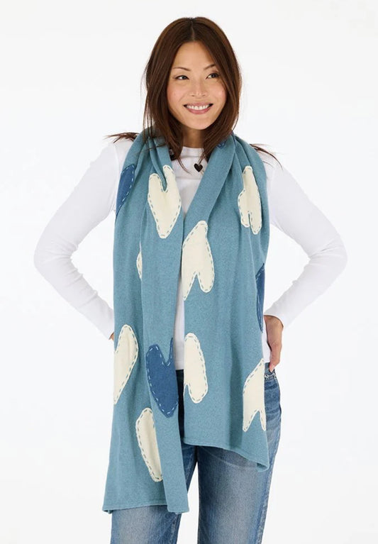 Zero Waste Scarf Blu