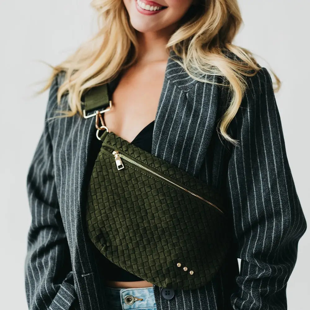 Westlyn Woven Crossbody Bum Bag