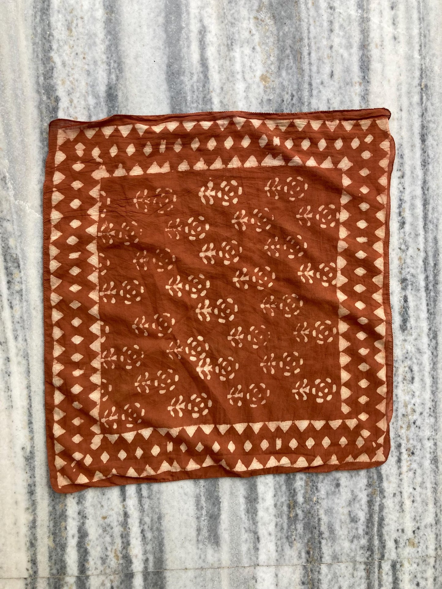 Hand Block Print Cotton Bandanas