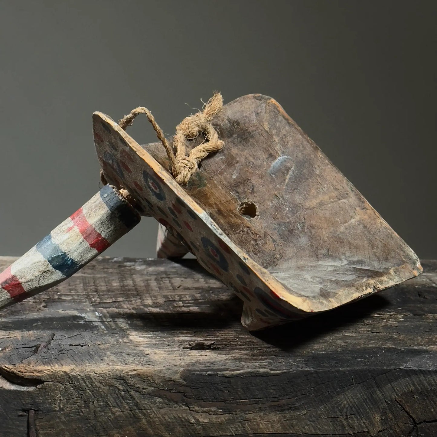 Vintage Hand Carved Bull Mask