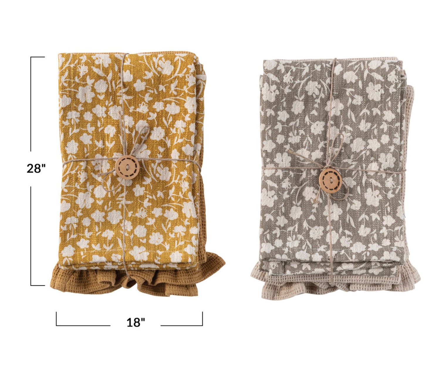 Cotton Tea Towels S/2
