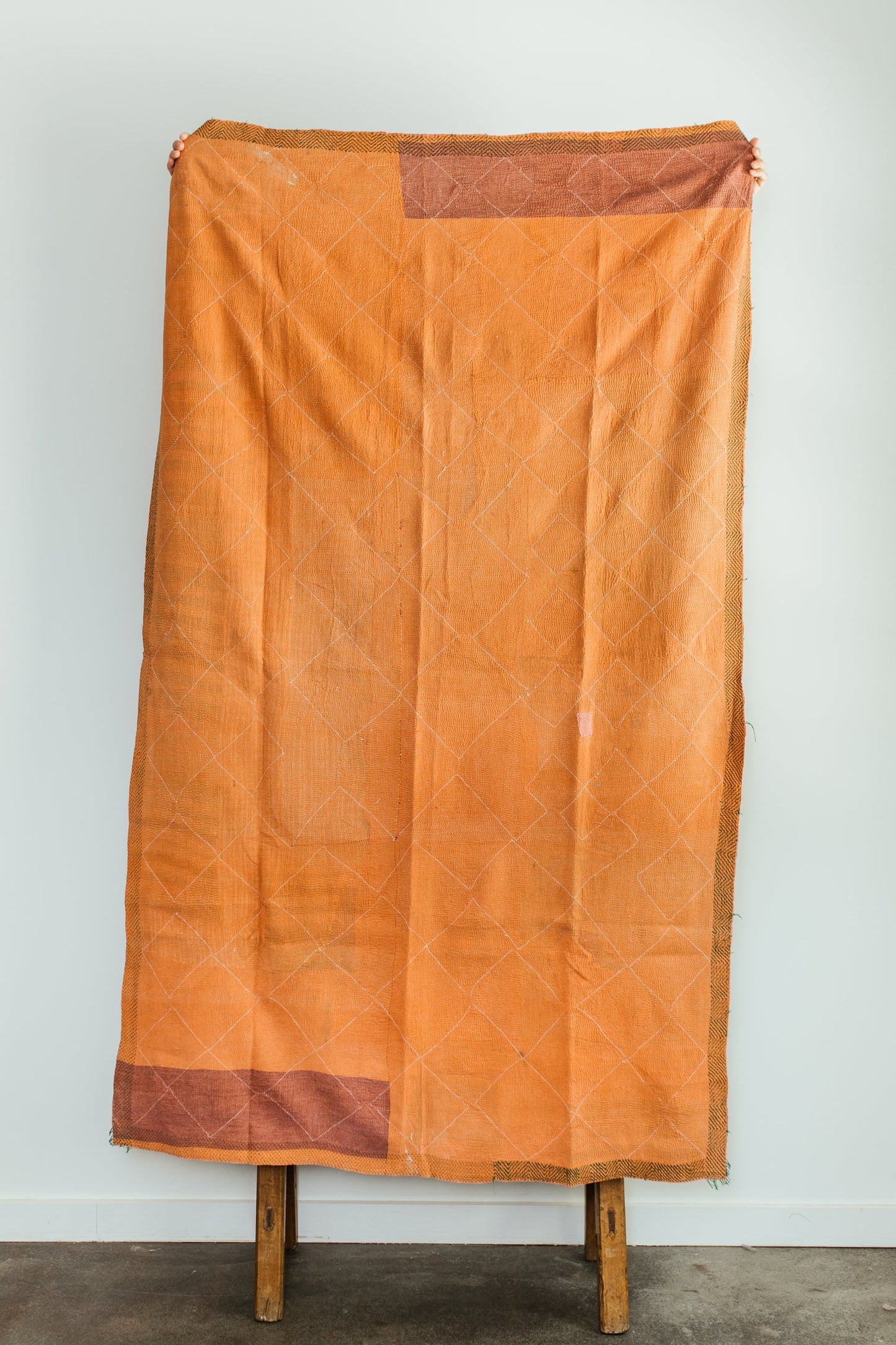 Vintage Hand Stitched Coverlet