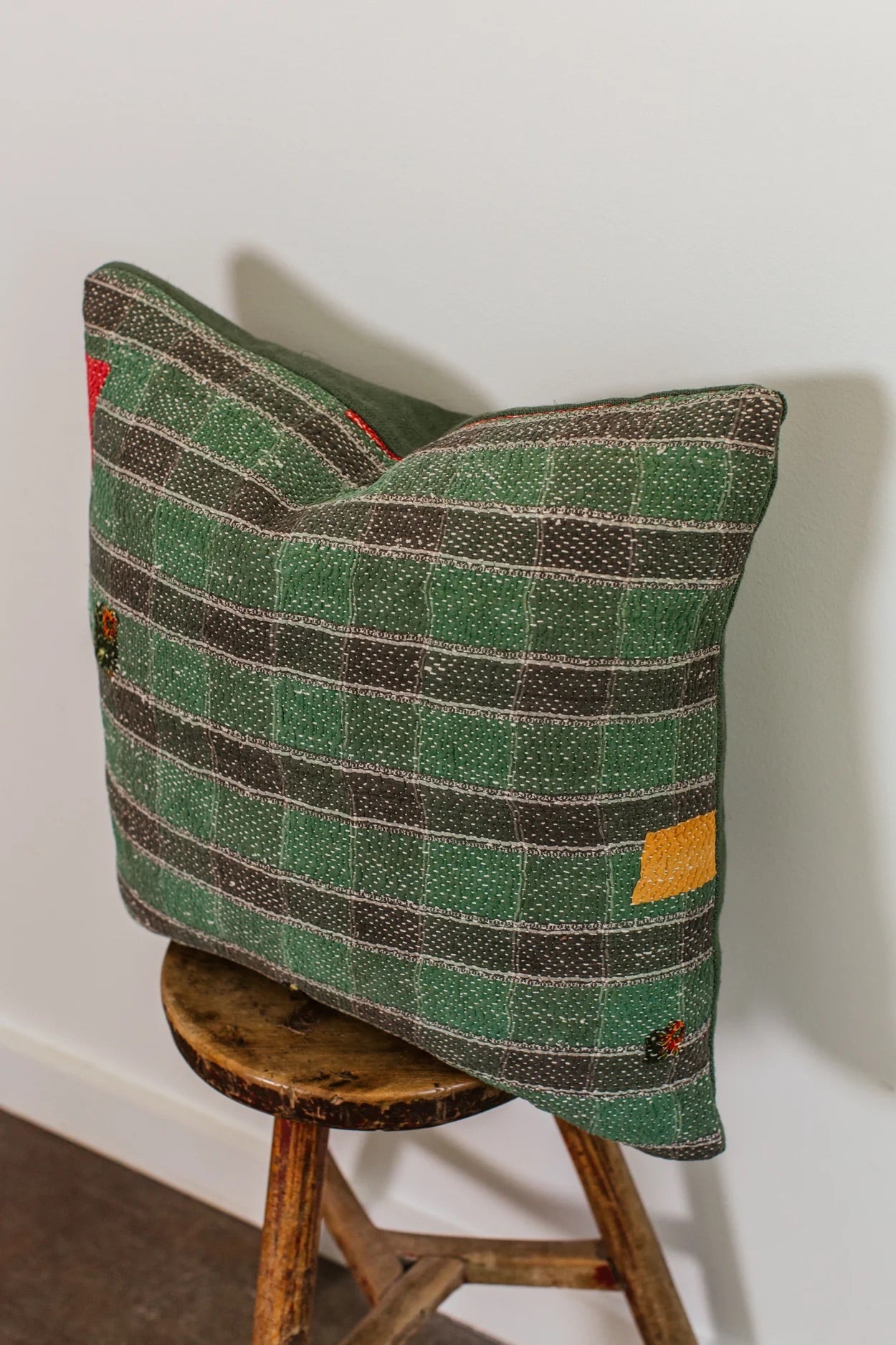 Vintage Quilt Square Pillows