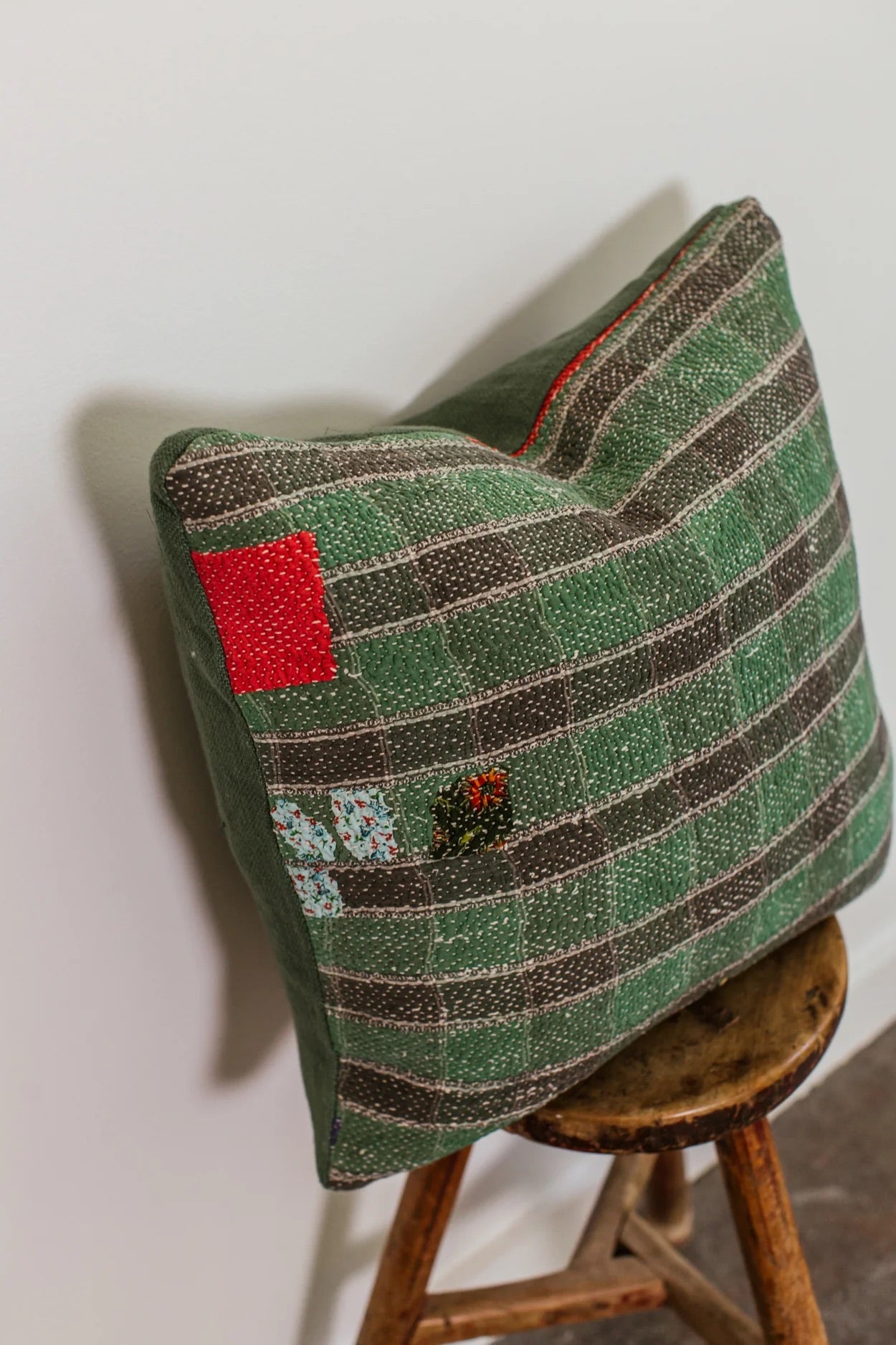 Vintage Quilt Square Pillows
