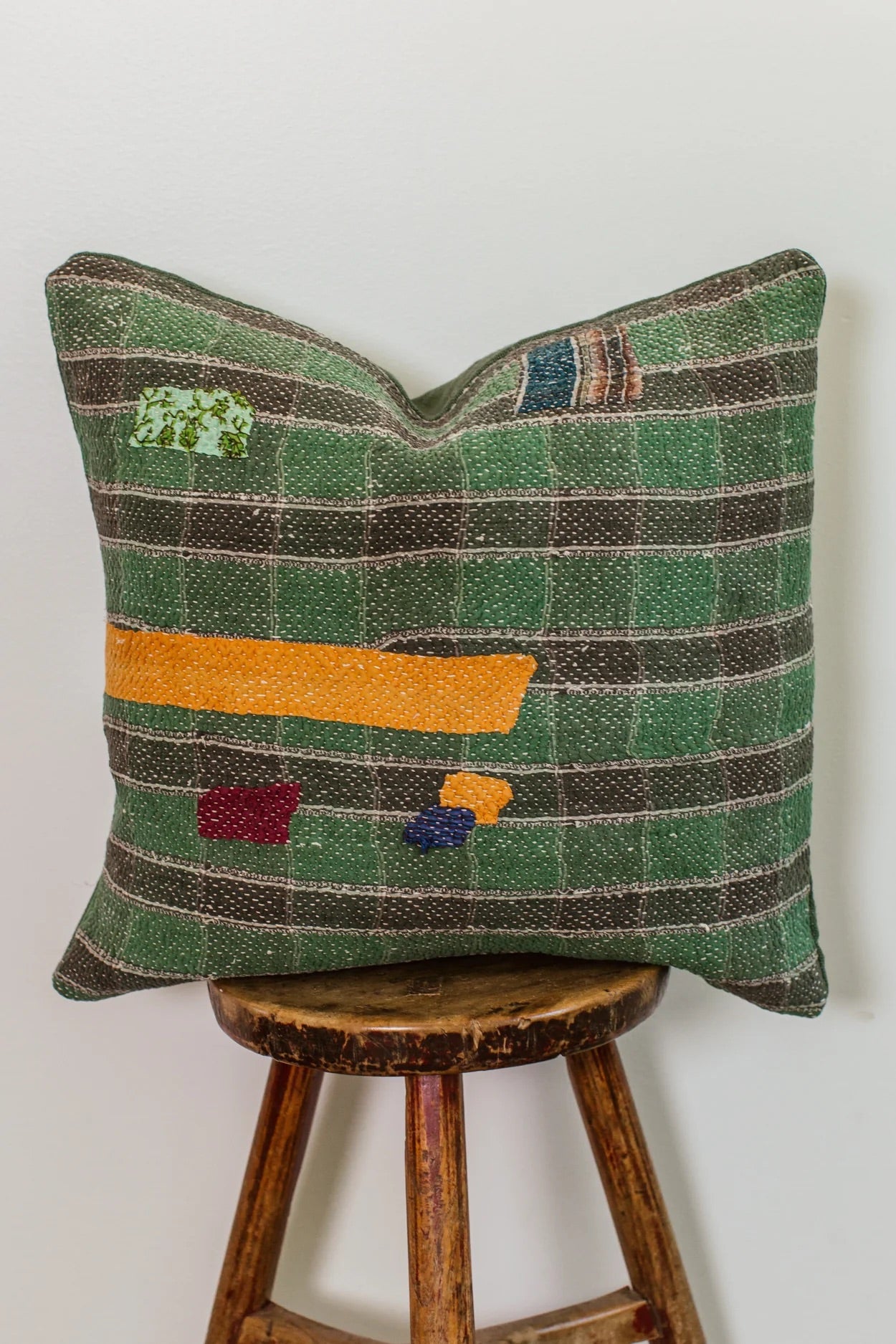 Vintage Quilt Square Pillows