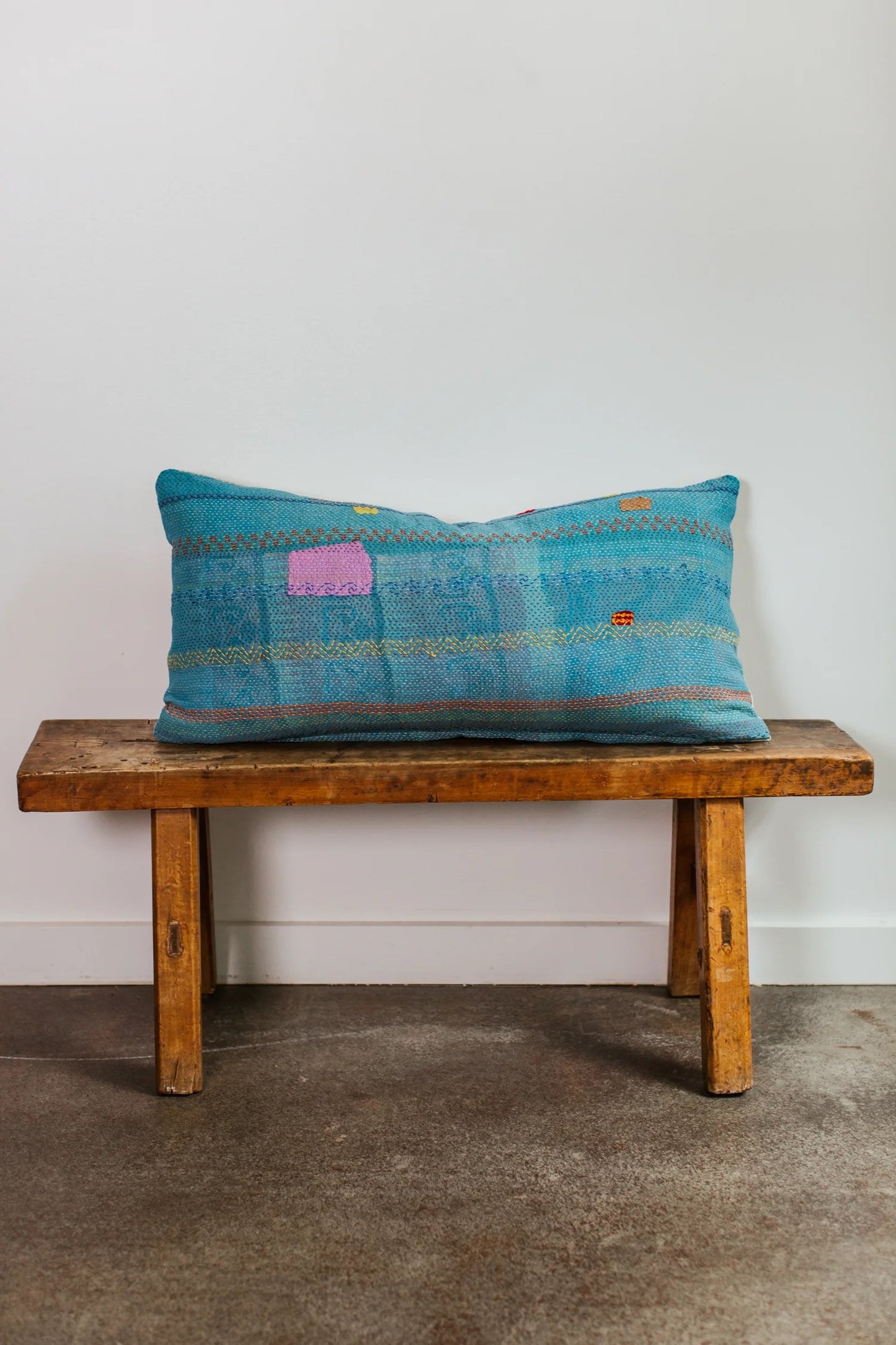 Vintage Quilt Large Lumbar Pillow