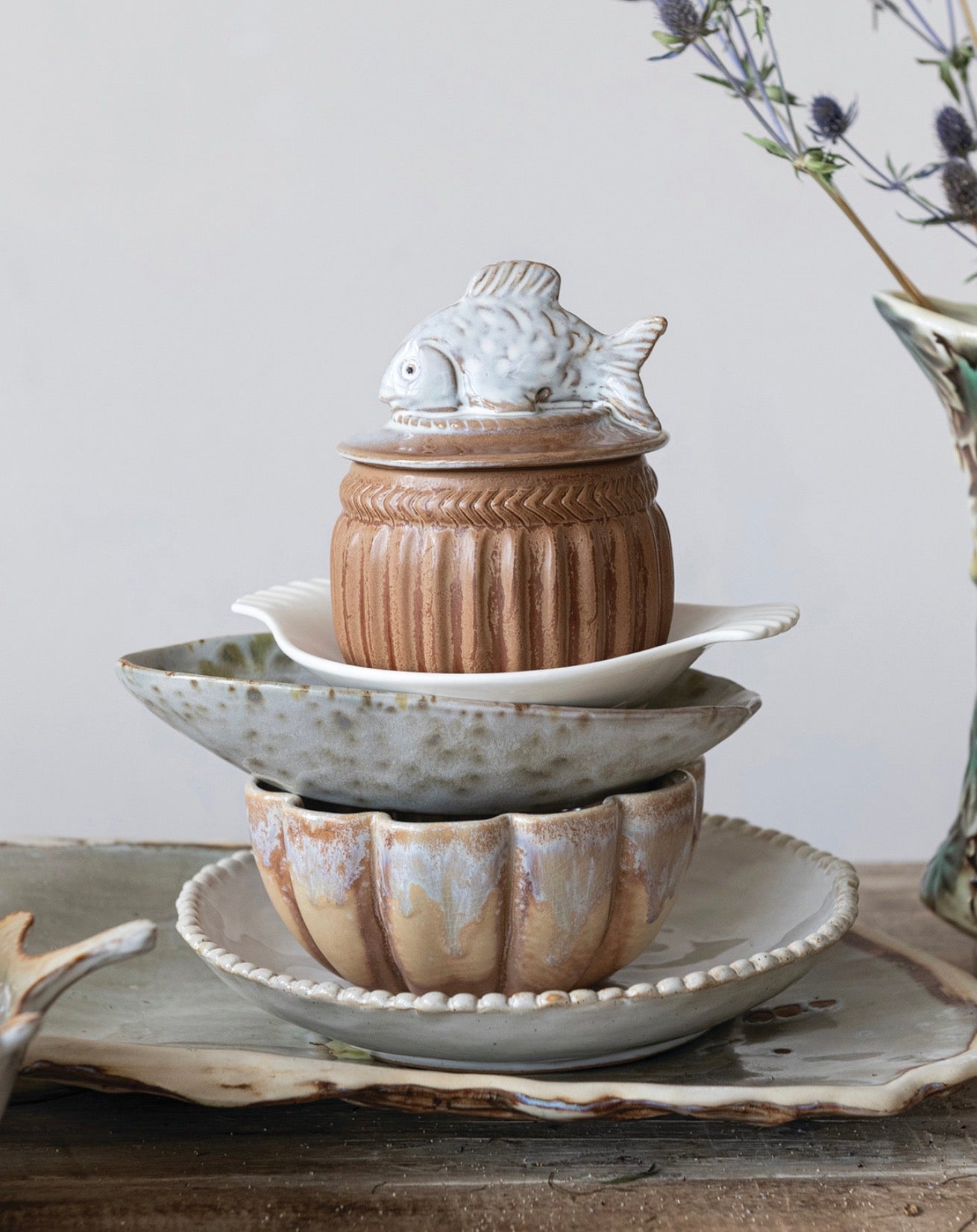 Stoneware Salt Cellar