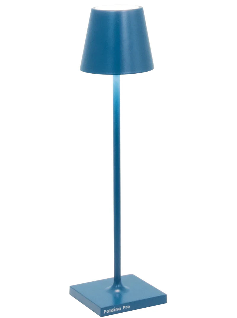 Poldina Micro Cordless Light with Stripe Shade