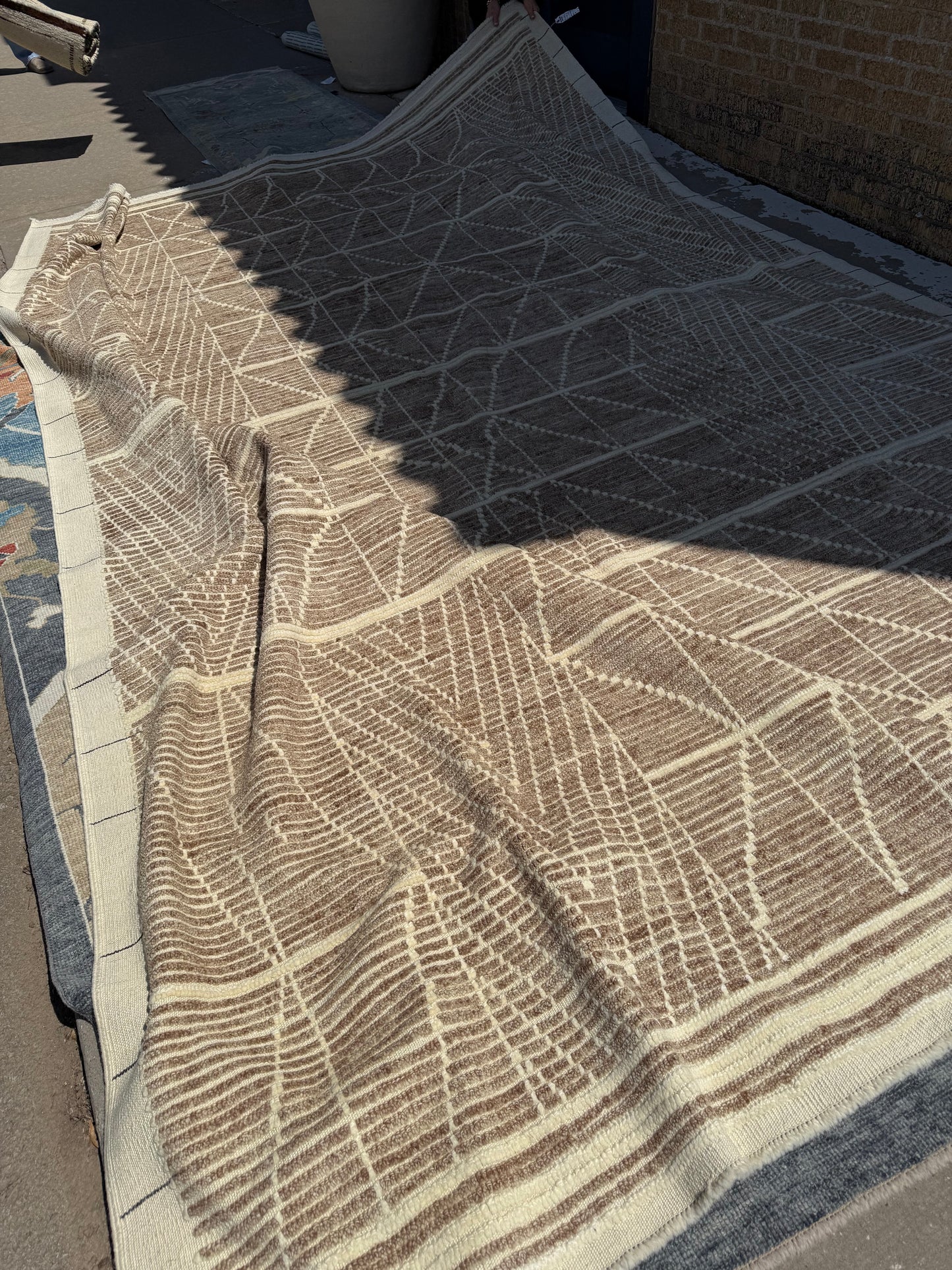 Hand Woven Browns Rug