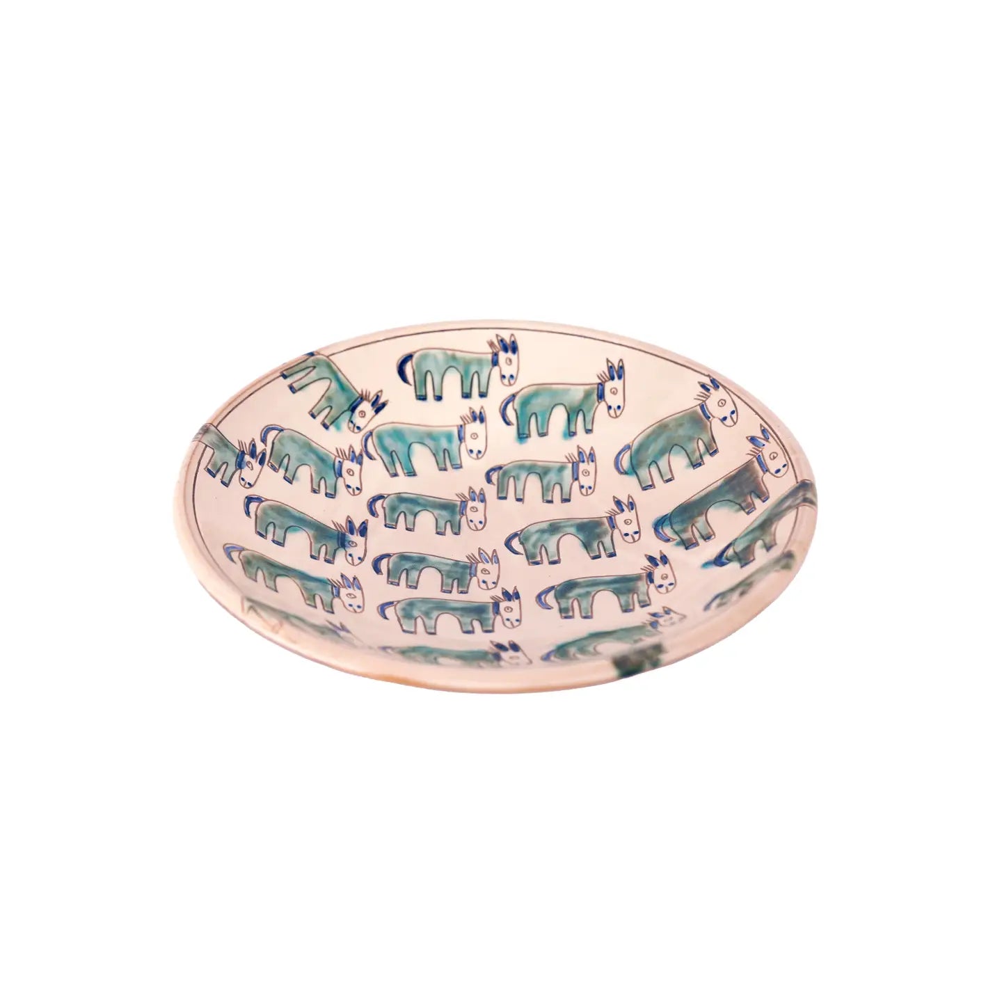 Donkey Pasture Ceramic Serving Plate