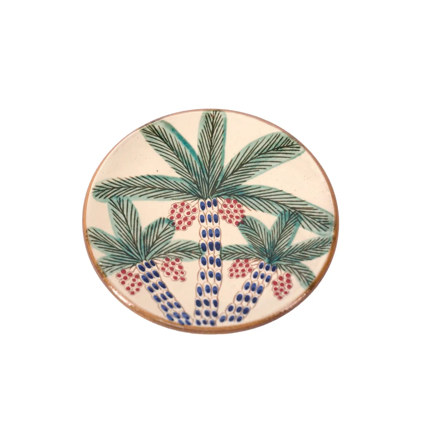 Palm Dates Ceramic Plate