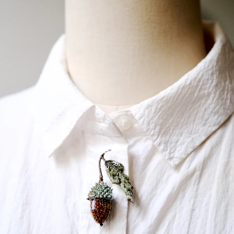 Acorn Brooch Pin