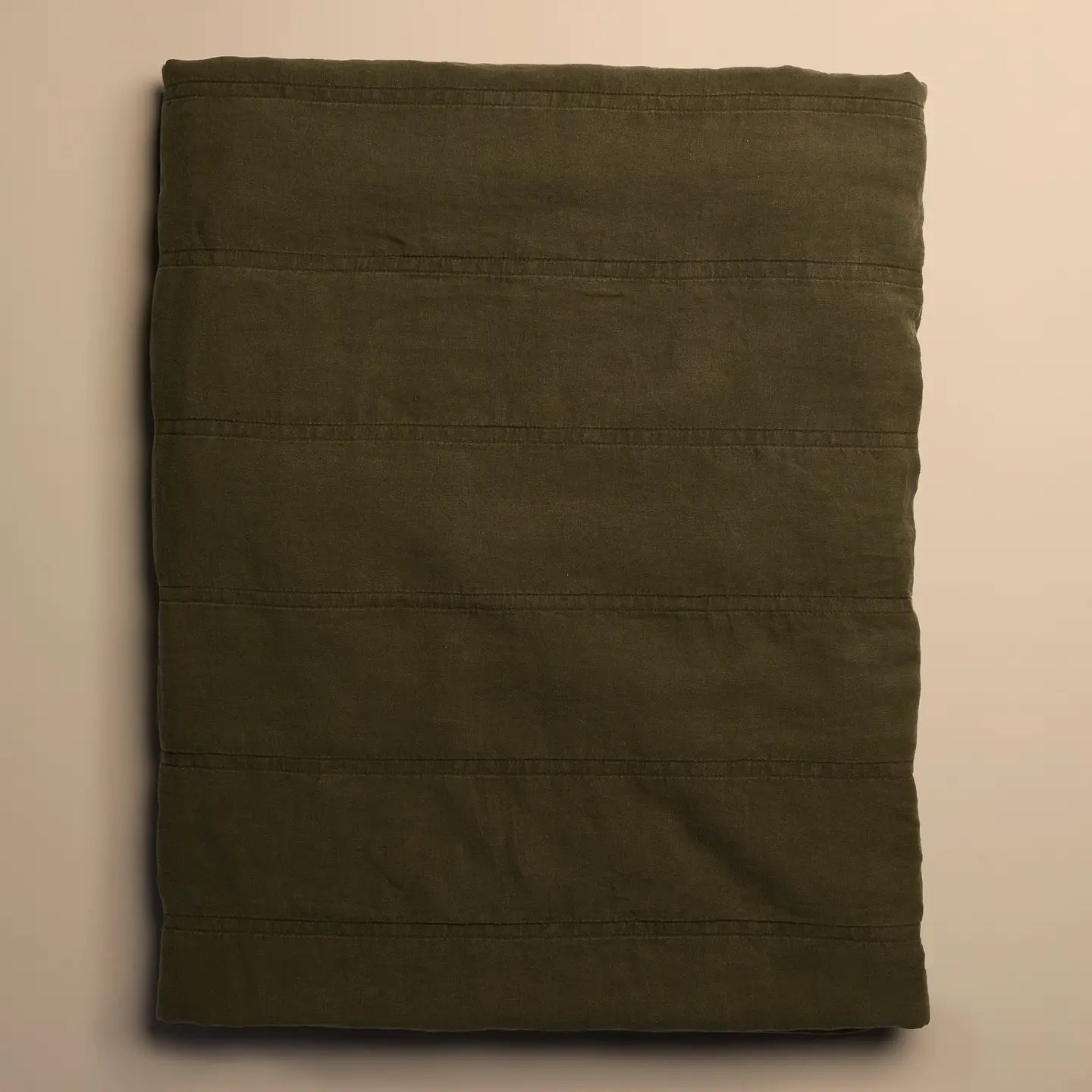 Horizon Quilt Moss Green