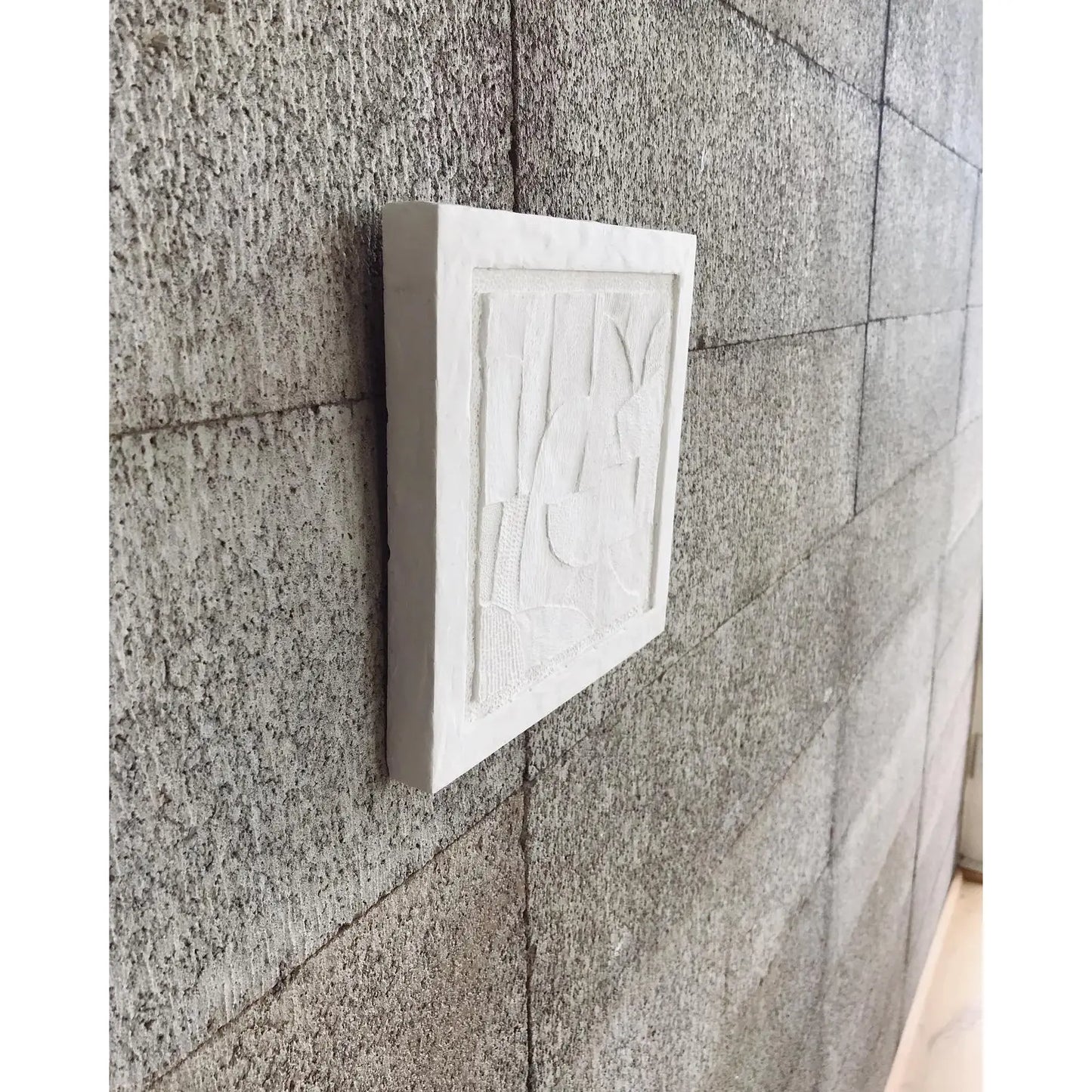 Plaster Cubist Abstract Art
