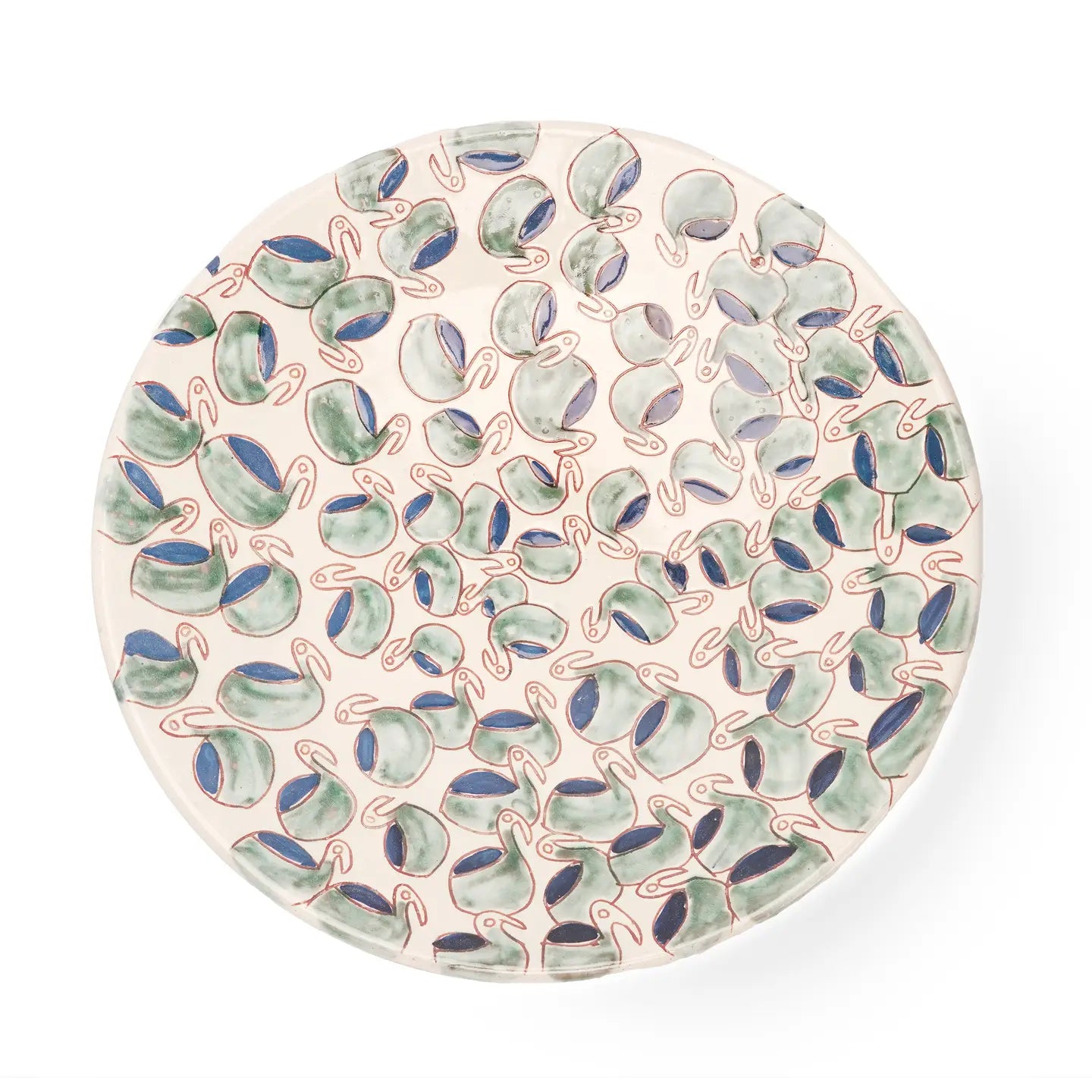 Ibis Ceramic Serving Plate