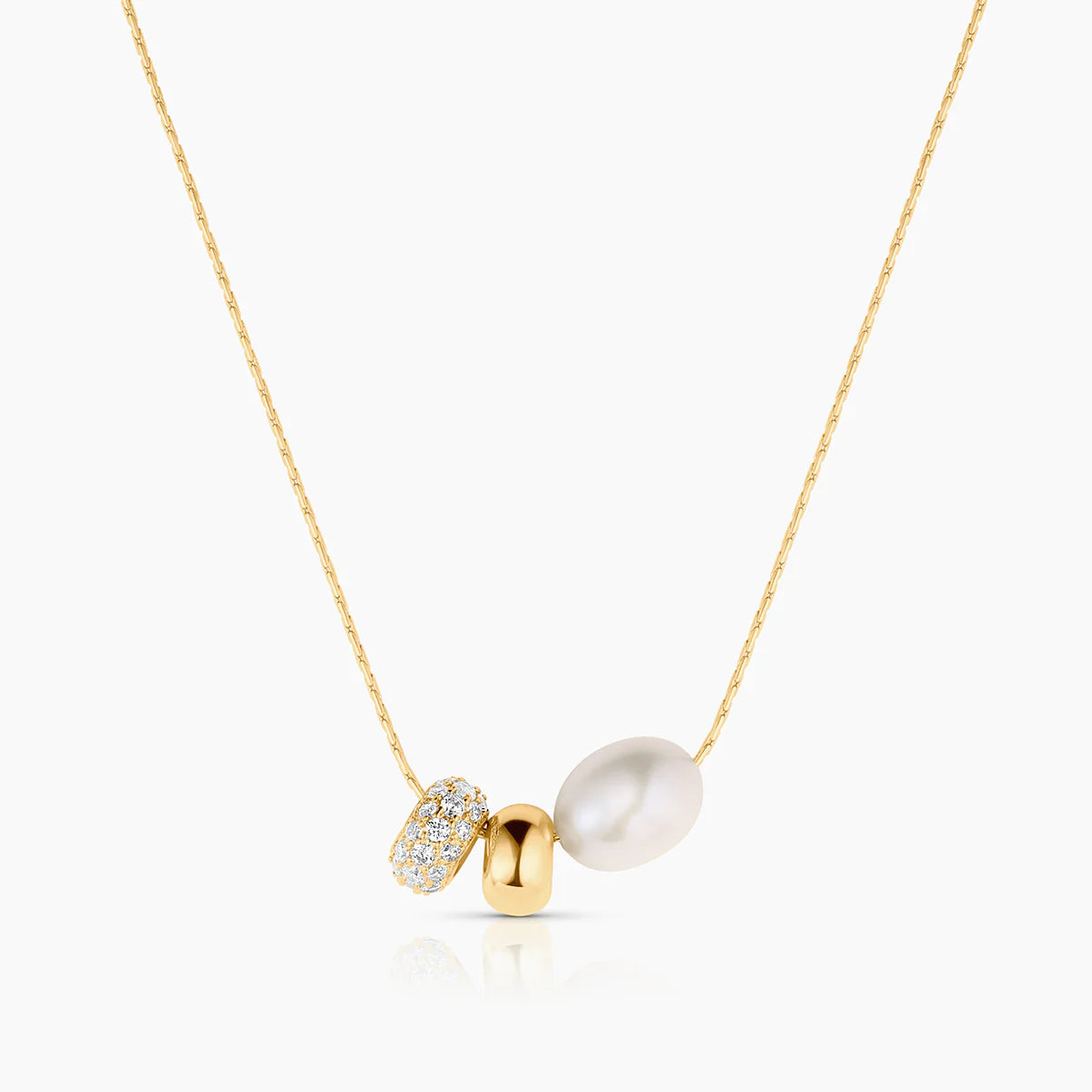 Ila Gold Bead Necklace