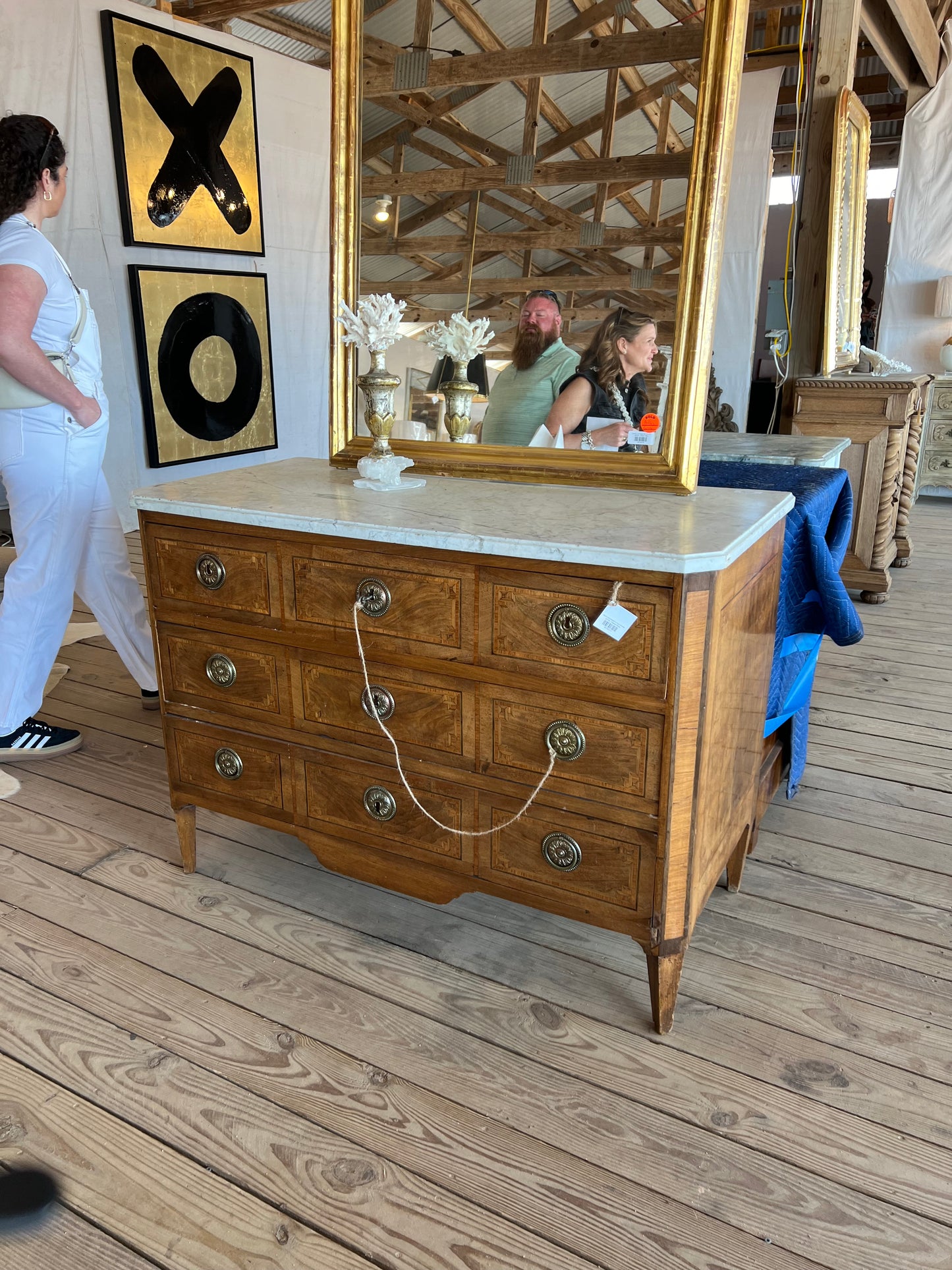 LXVI Commode with Marble Top