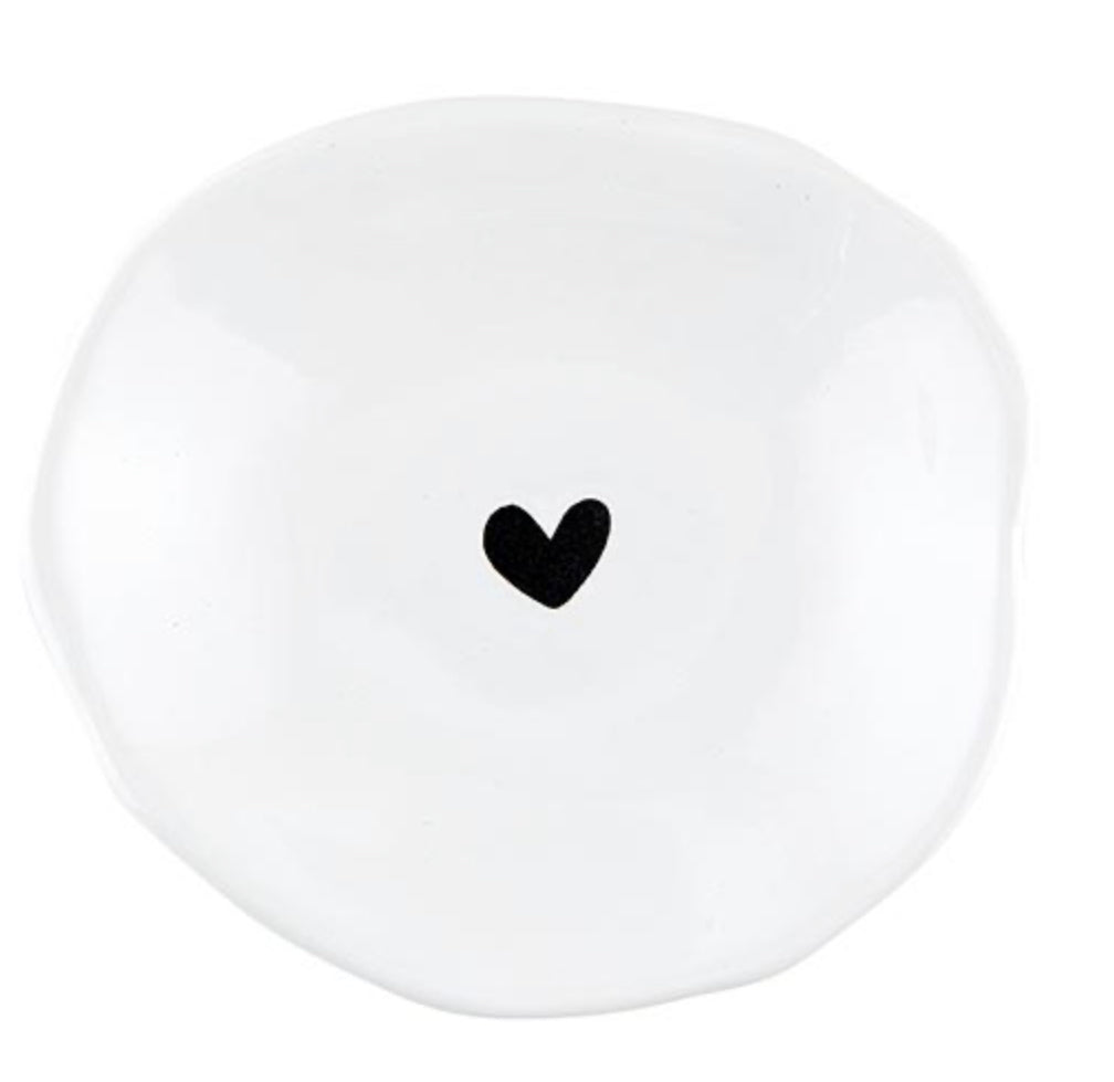Ceramic Heart Dip Bowl