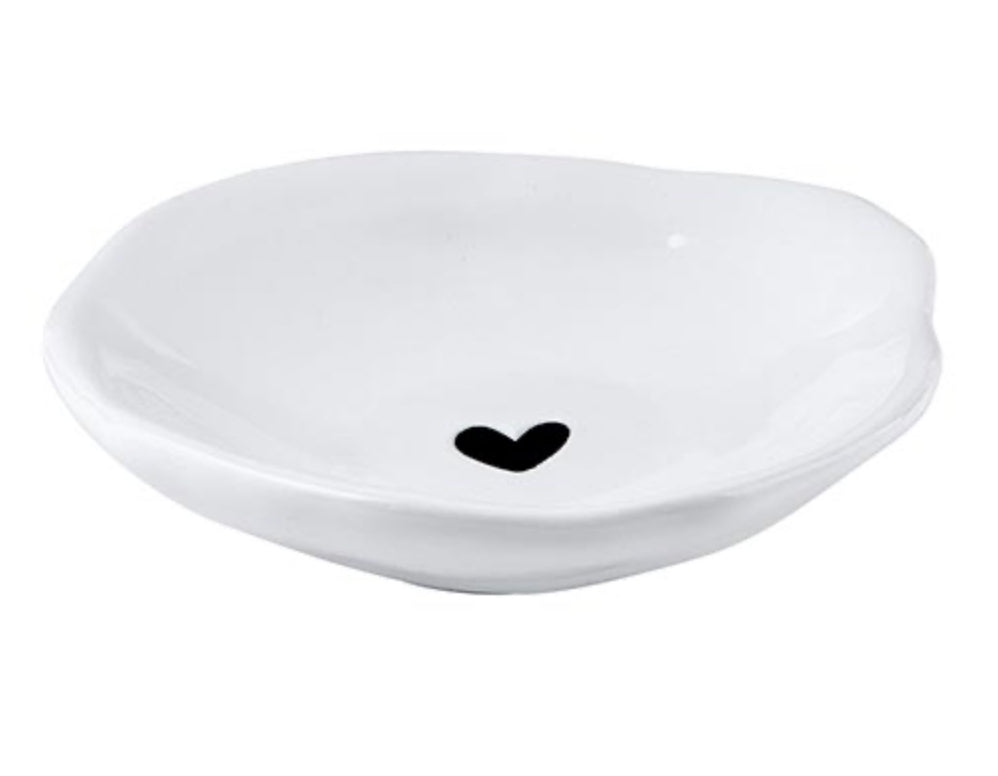 Ceramic Heart Dip Bowl