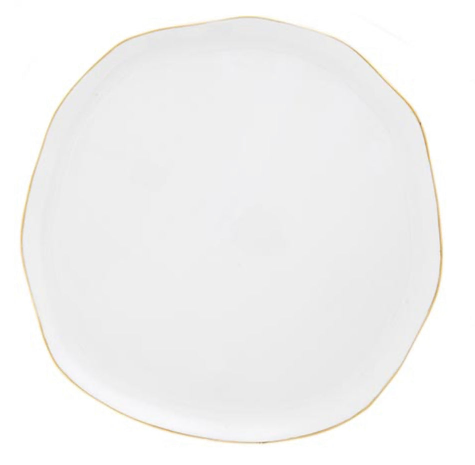 Gold Rim Dish