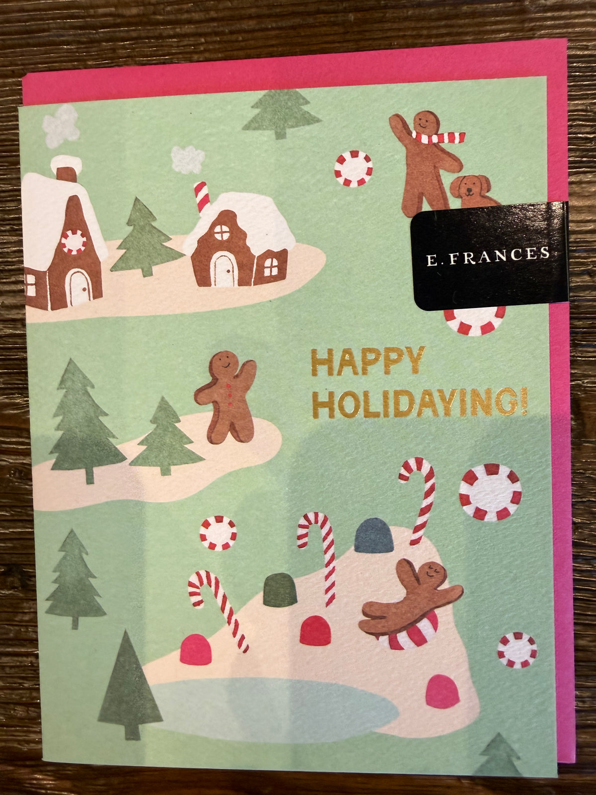 Gingerbread Village Card