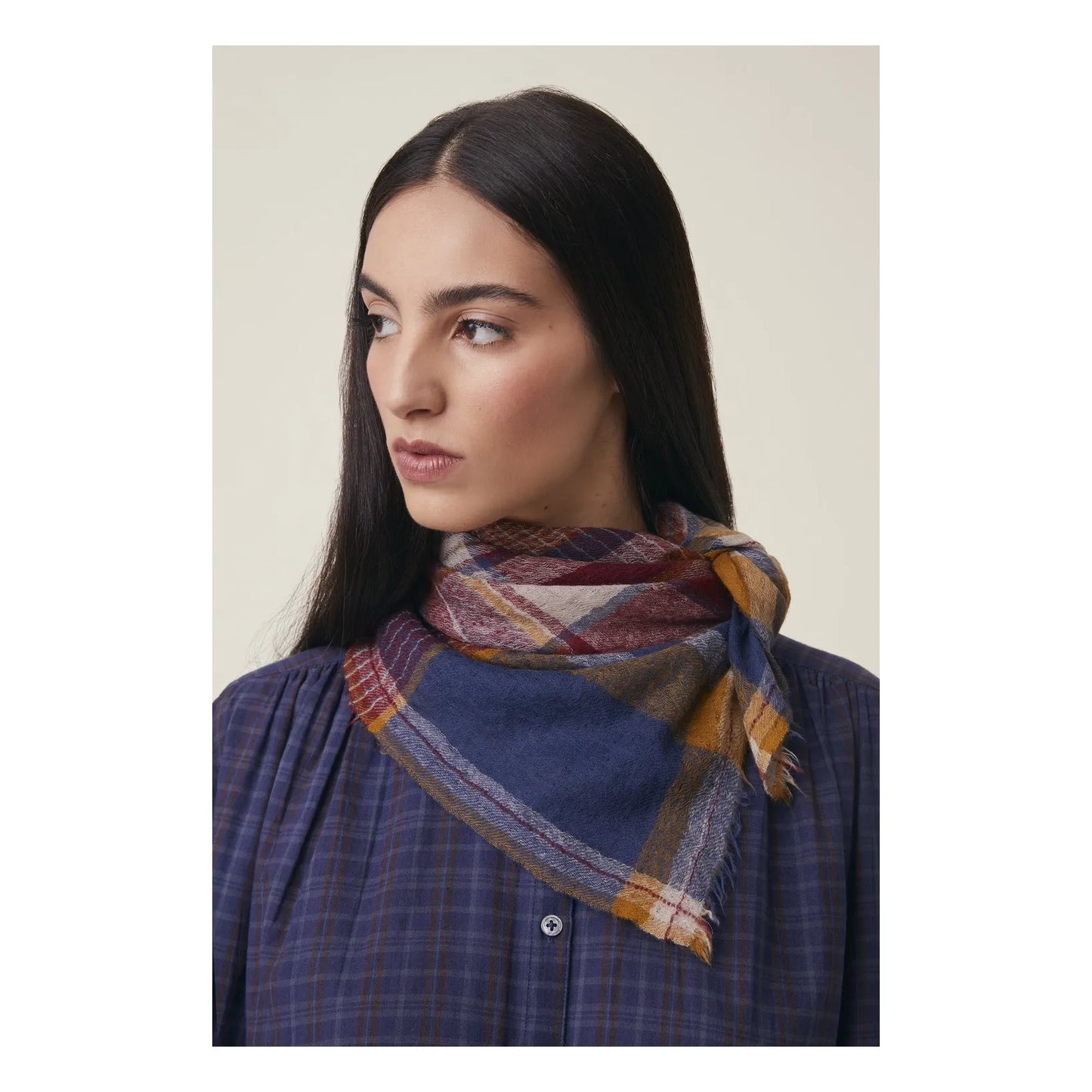 Scarf Chai Velvet