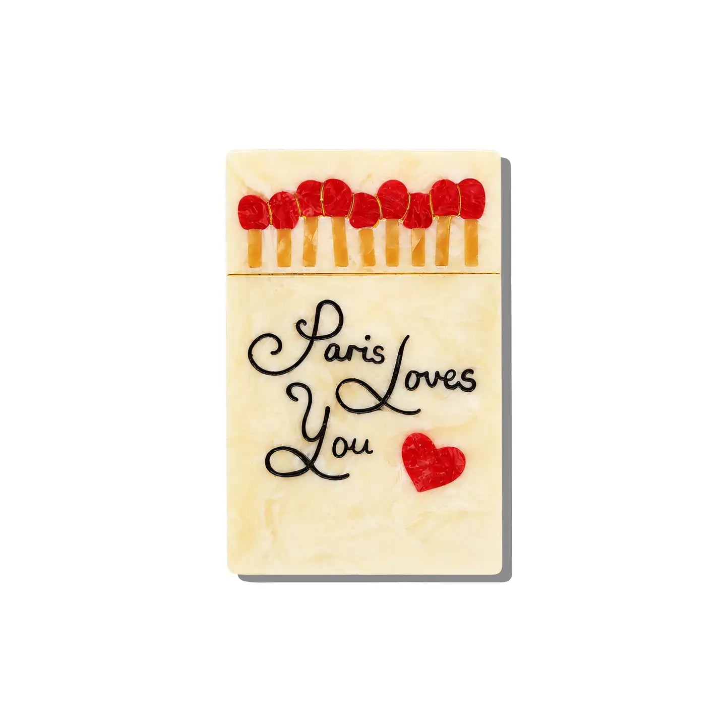 Hand-Painted Paris Loves You Matchbox Heirloom Box