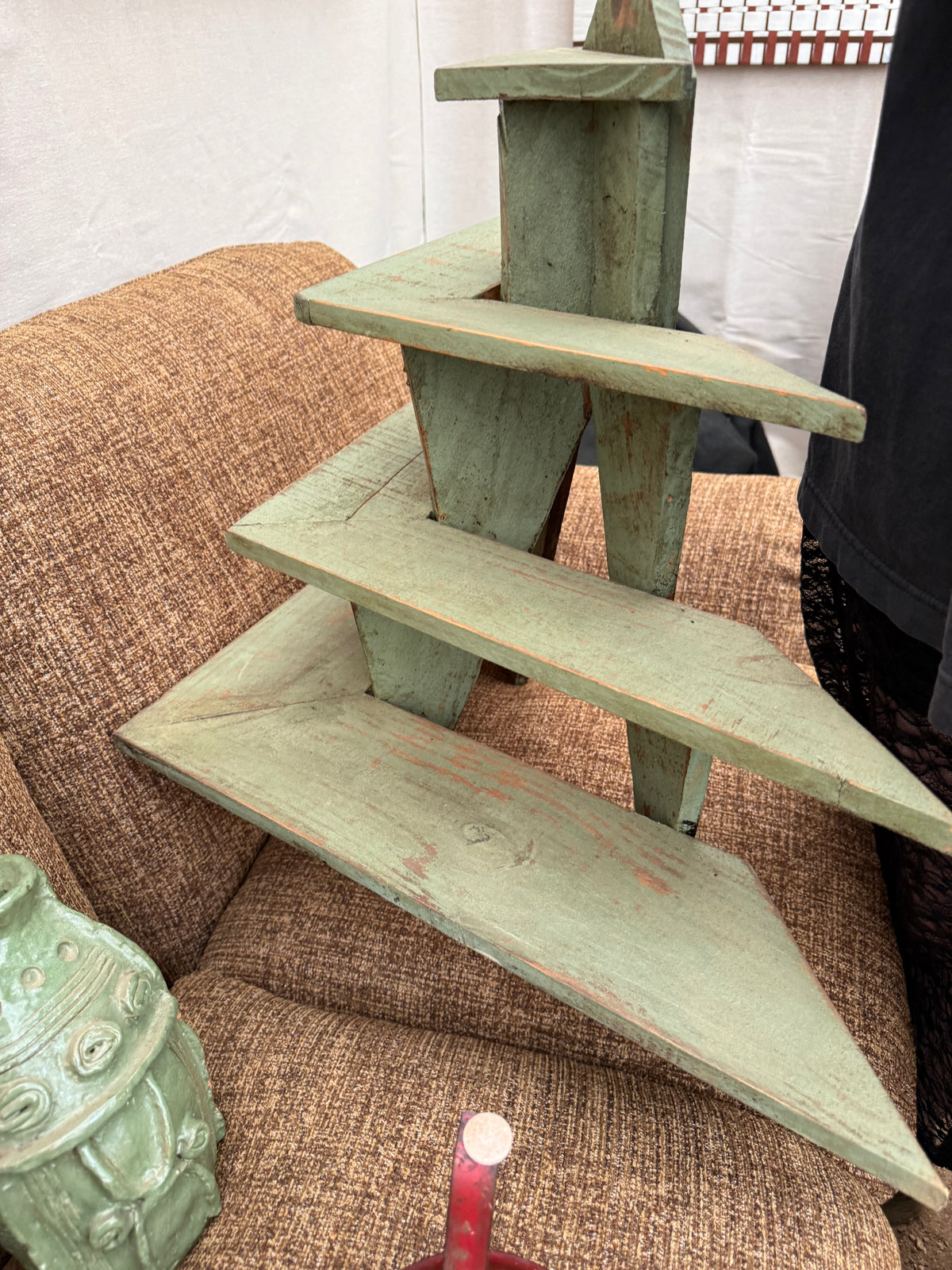 Vintage Green Shelf