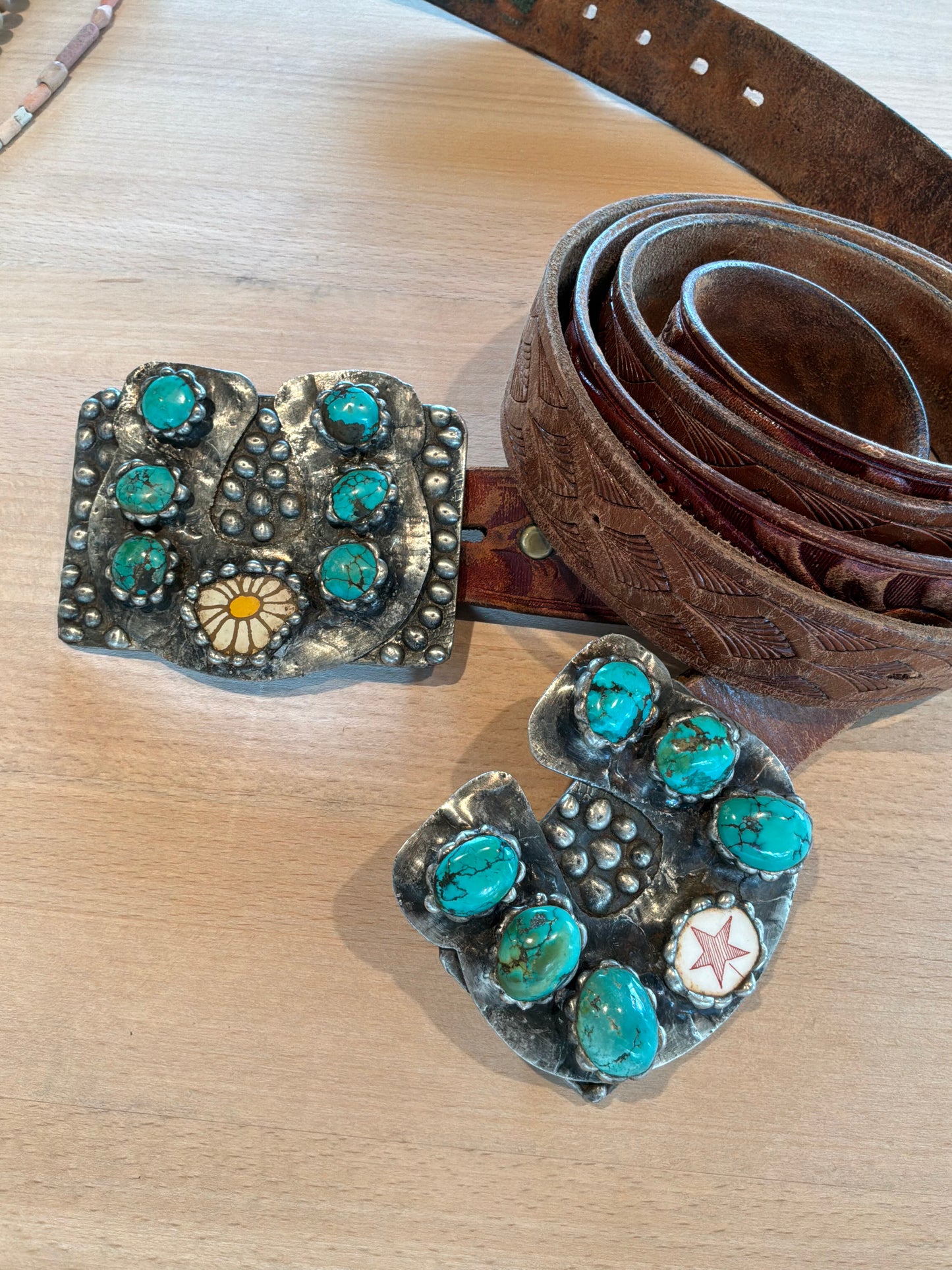 Buckles Turquoise Horseshoe with Belts
