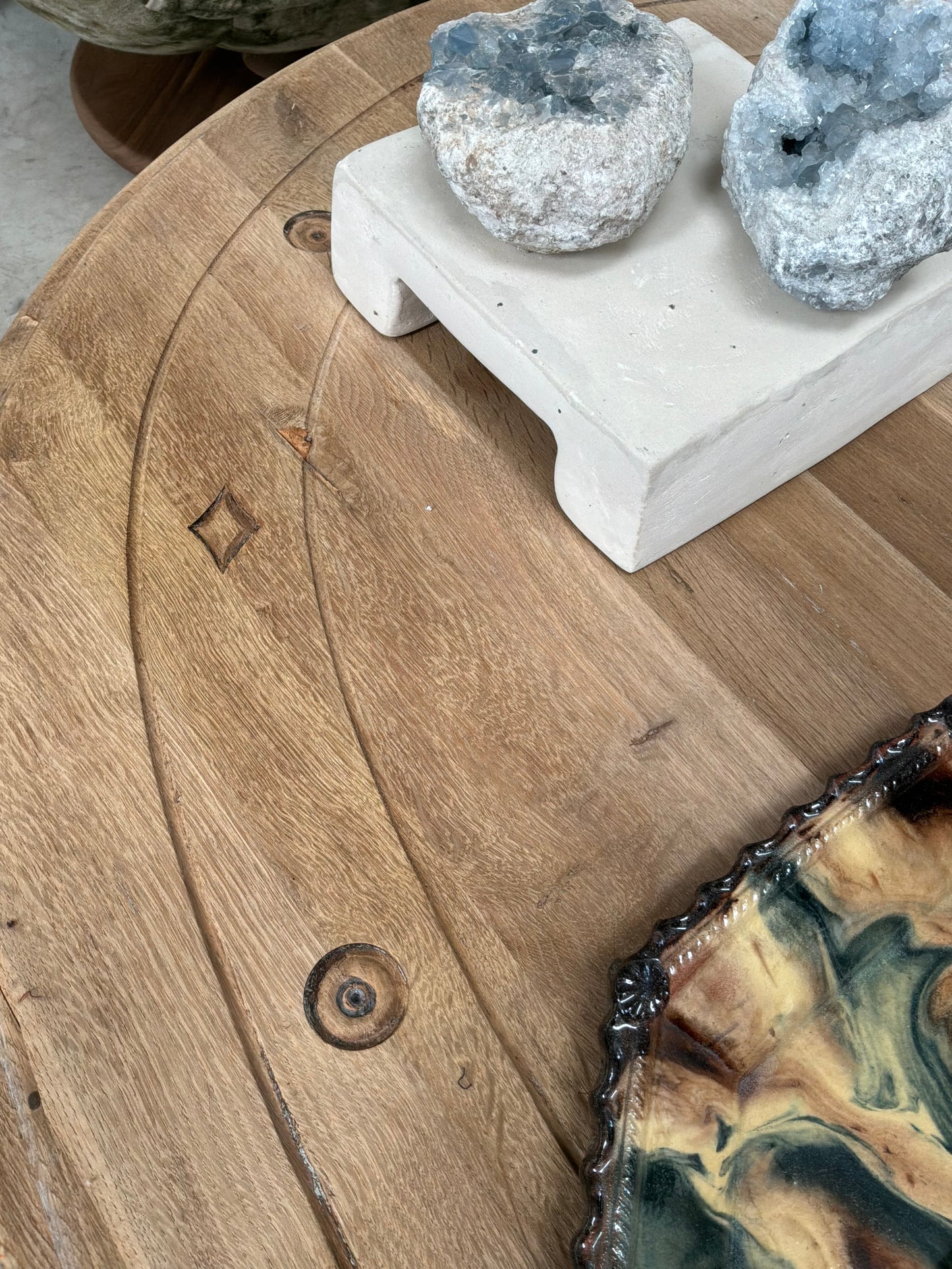 Oval Belgian Coffee Table
