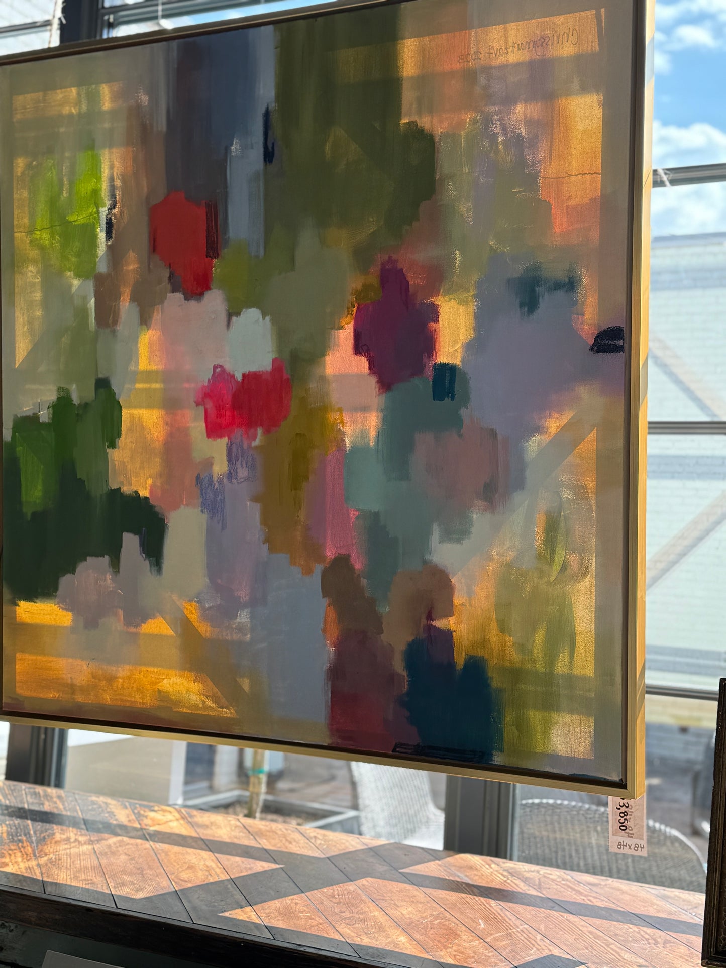 Chrissy Art - Gold Framed Canvas
