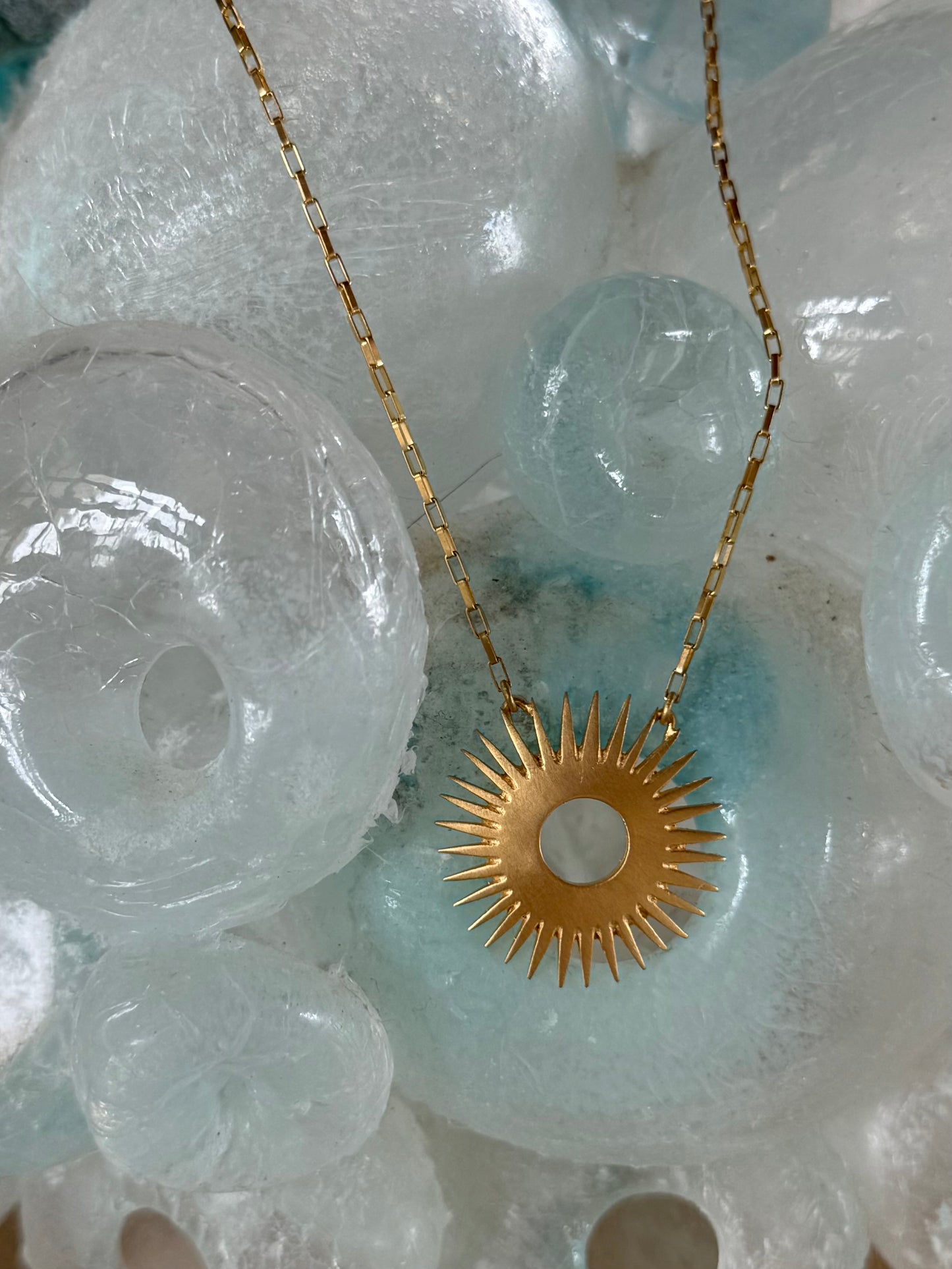 Medium Geo Sun Necklace