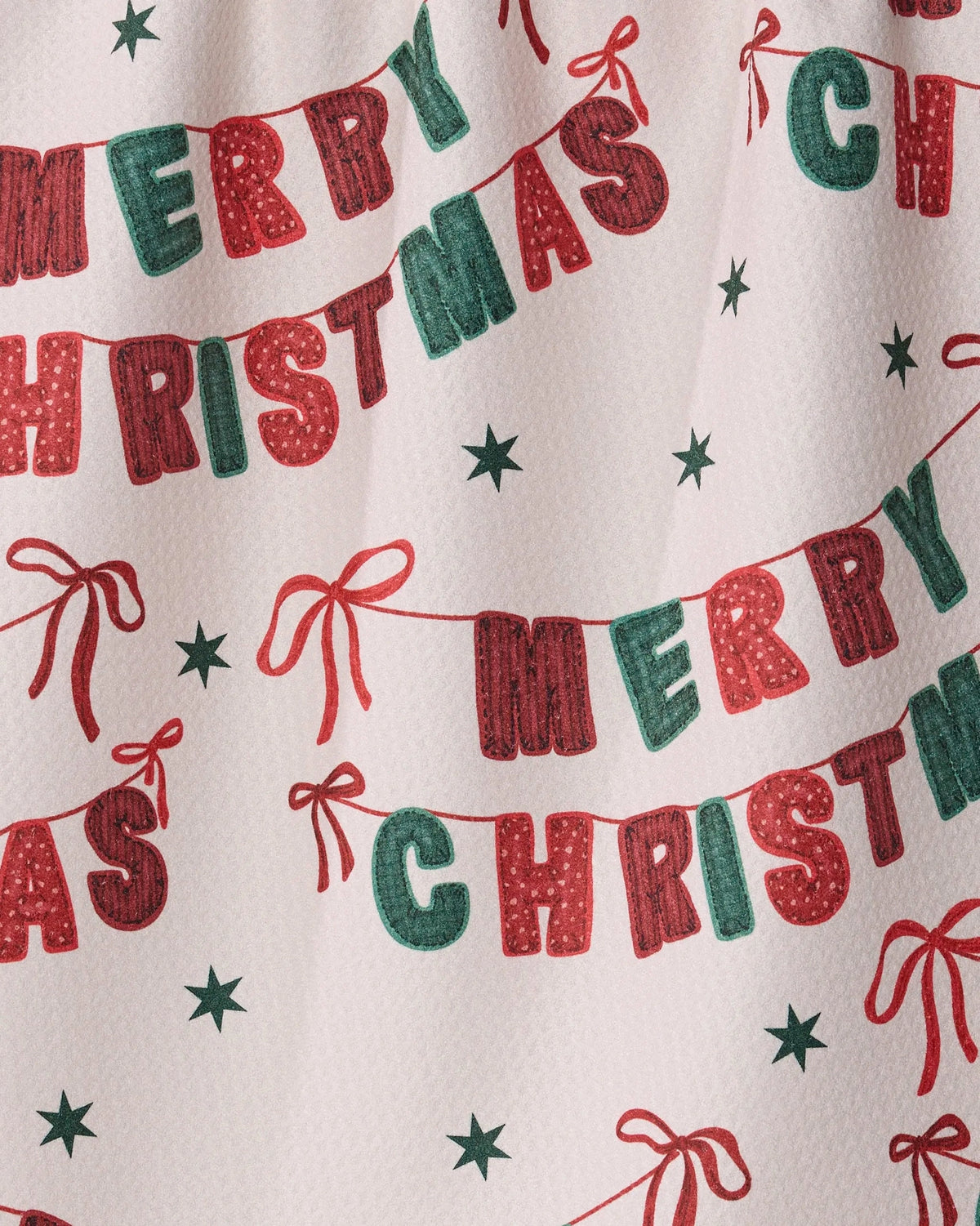 Christmas Banner Tea Towel - Holiday