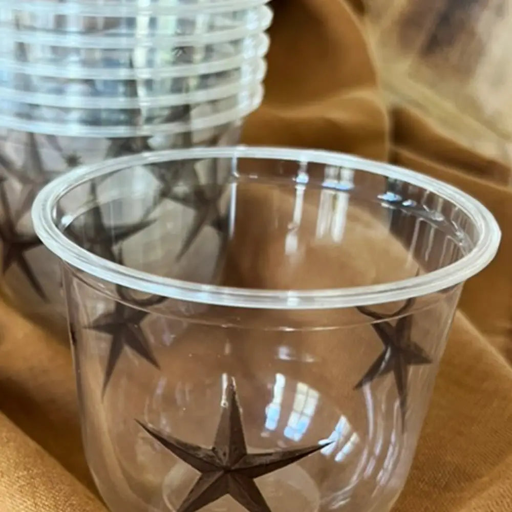 Compostable Cold Cups 12oz | Treasured Star | 8-Pack