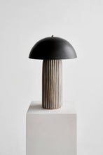 Load image into Gallery viewer, Terra Lamp Stripe + Black Shade
