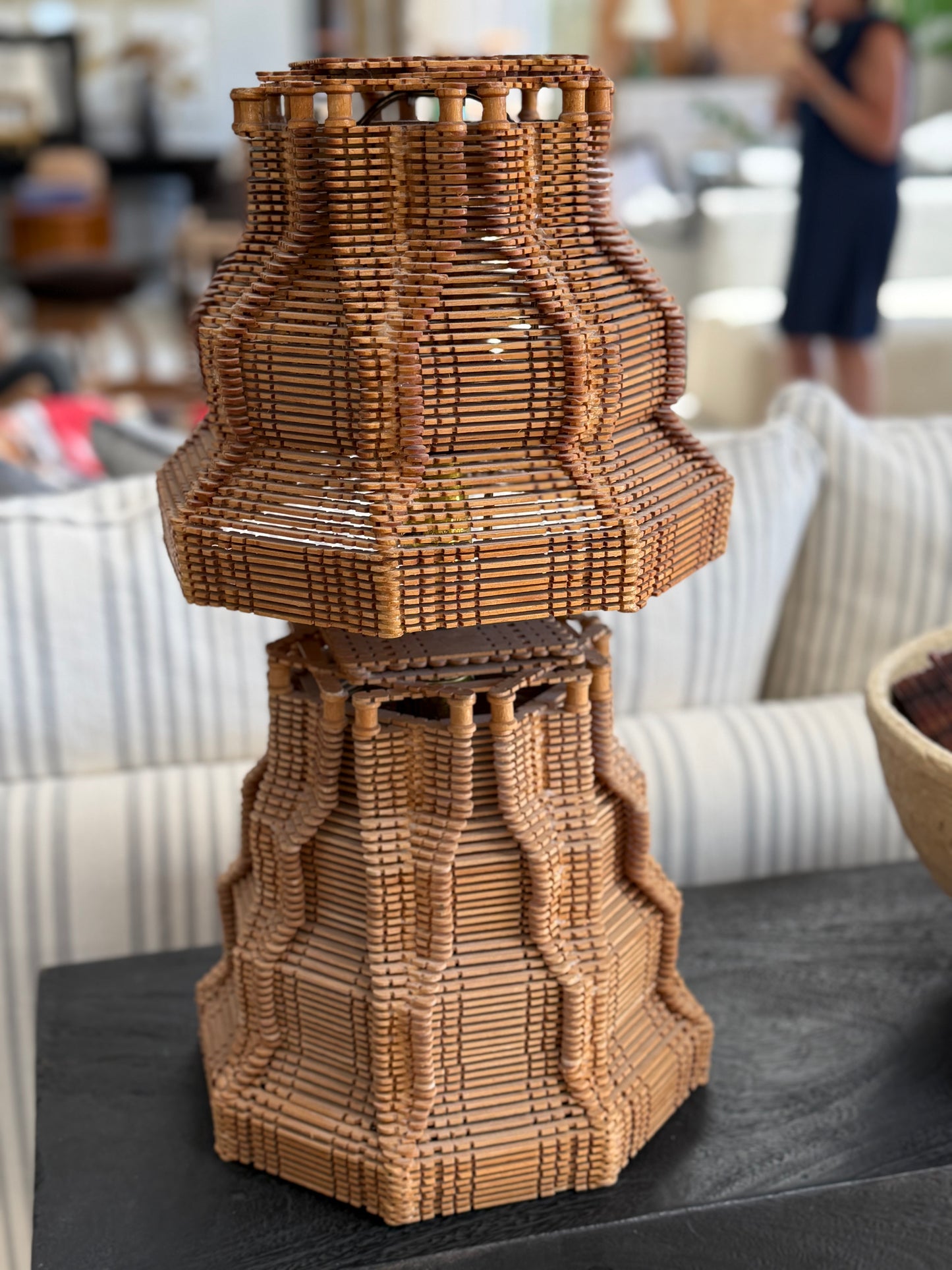 Tramp Art Lamp