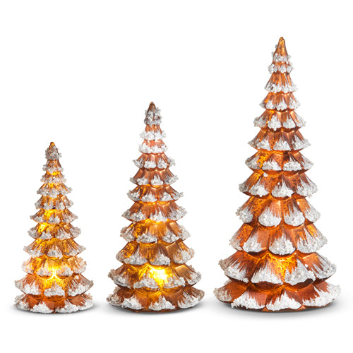 Gingerbread Trees Lighted