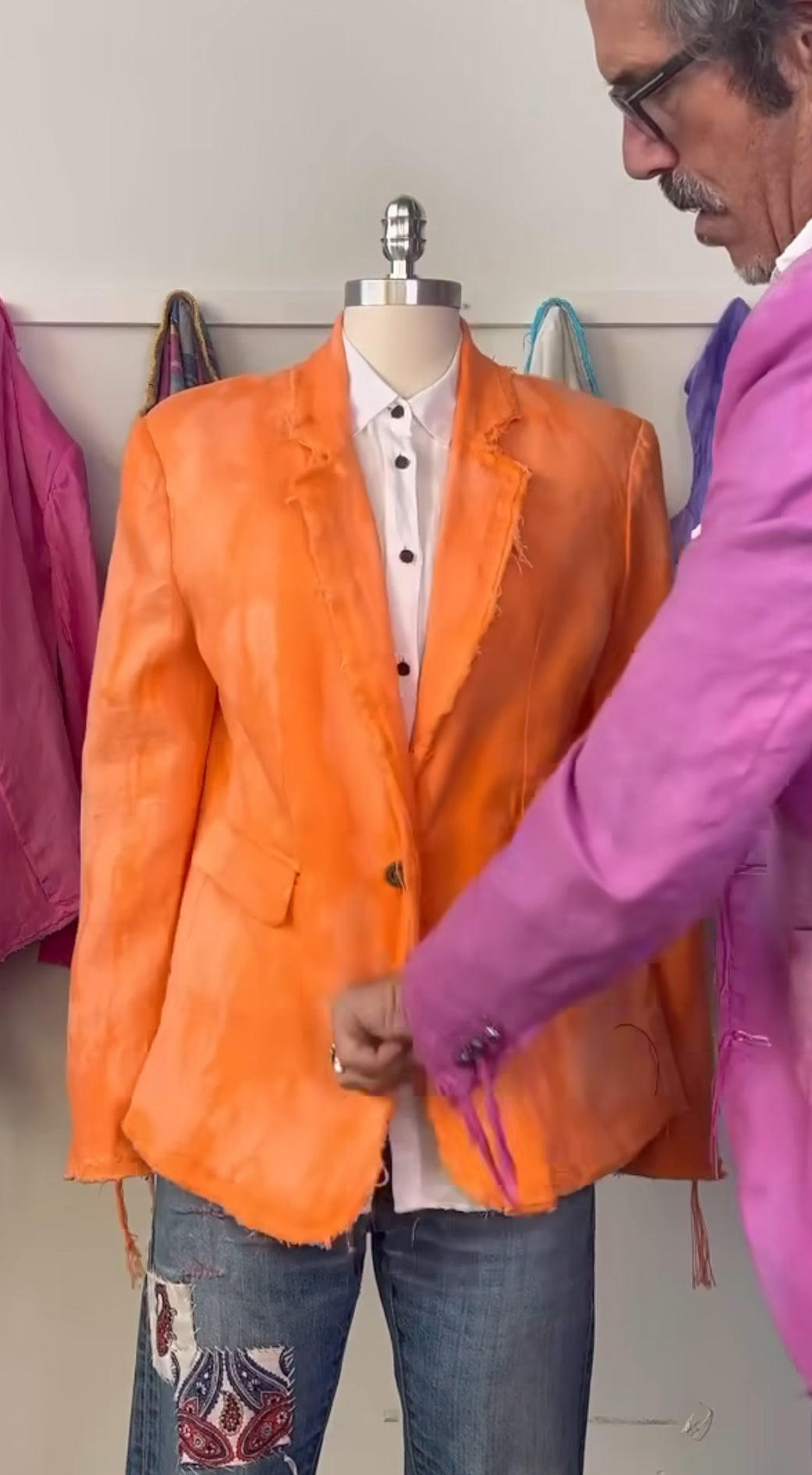 Orange One of a Kind Blazer