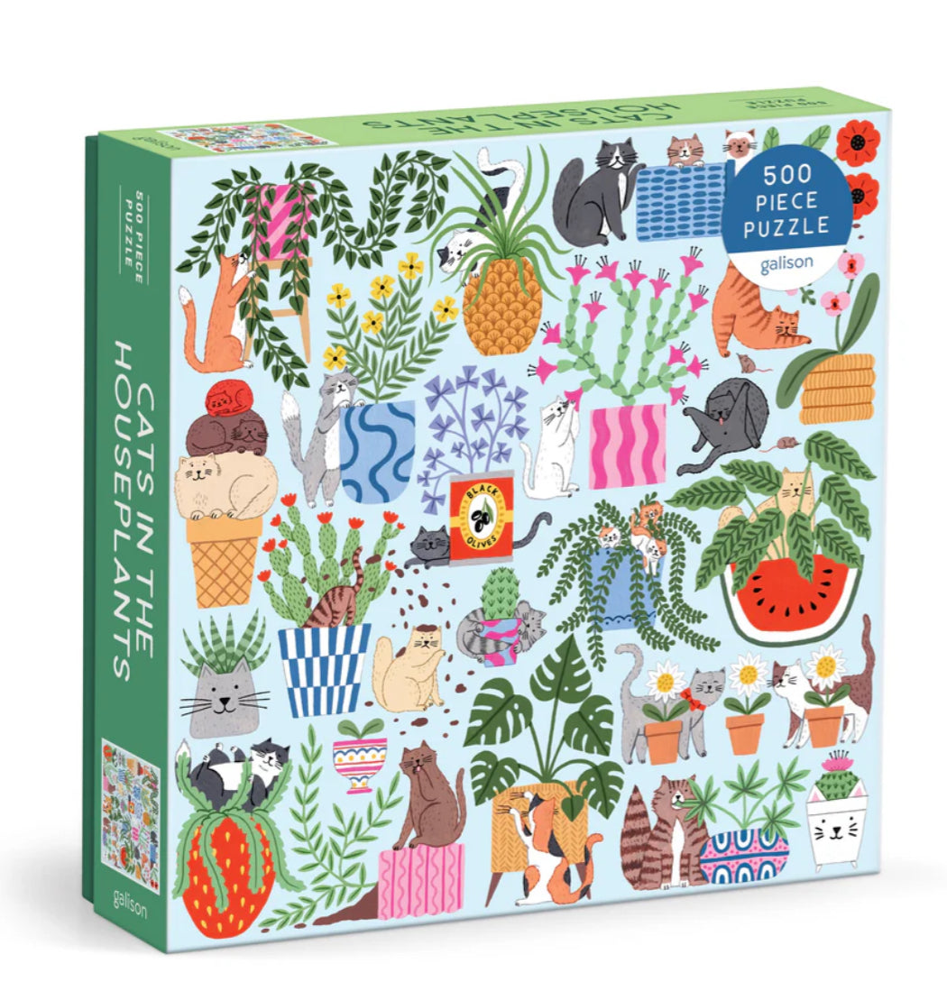 Cats in the Houseplants