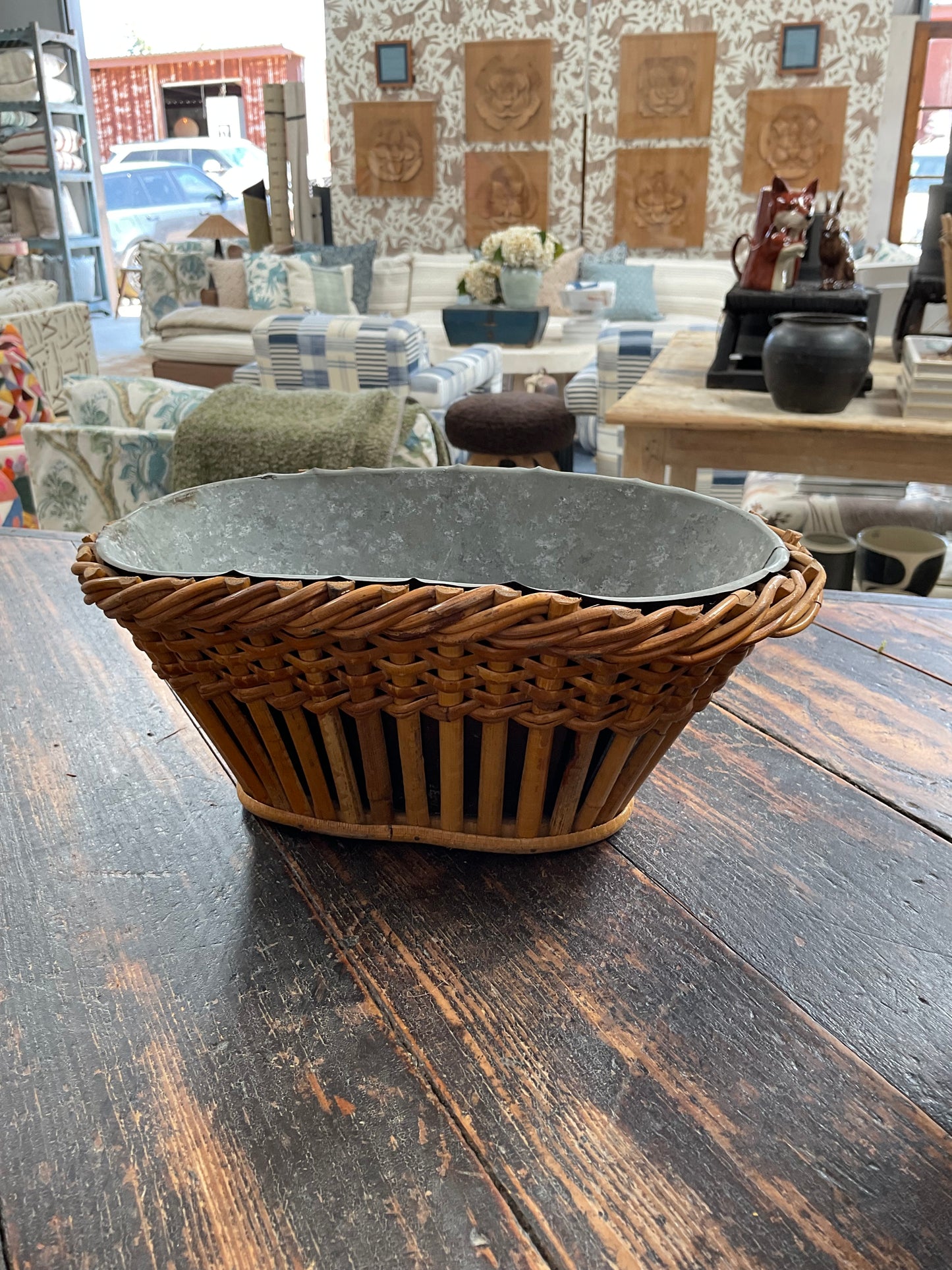 Woven Vintage Planter