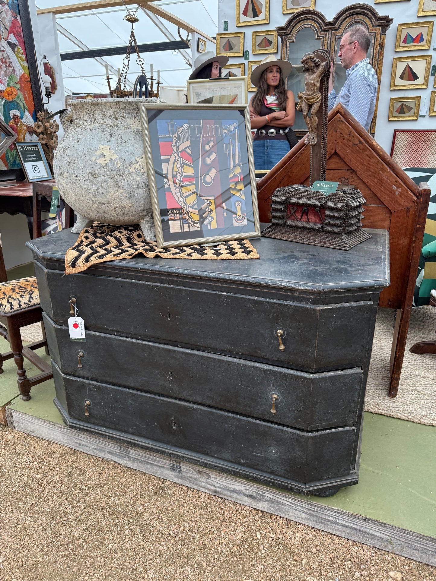 Swedish Commode, Black